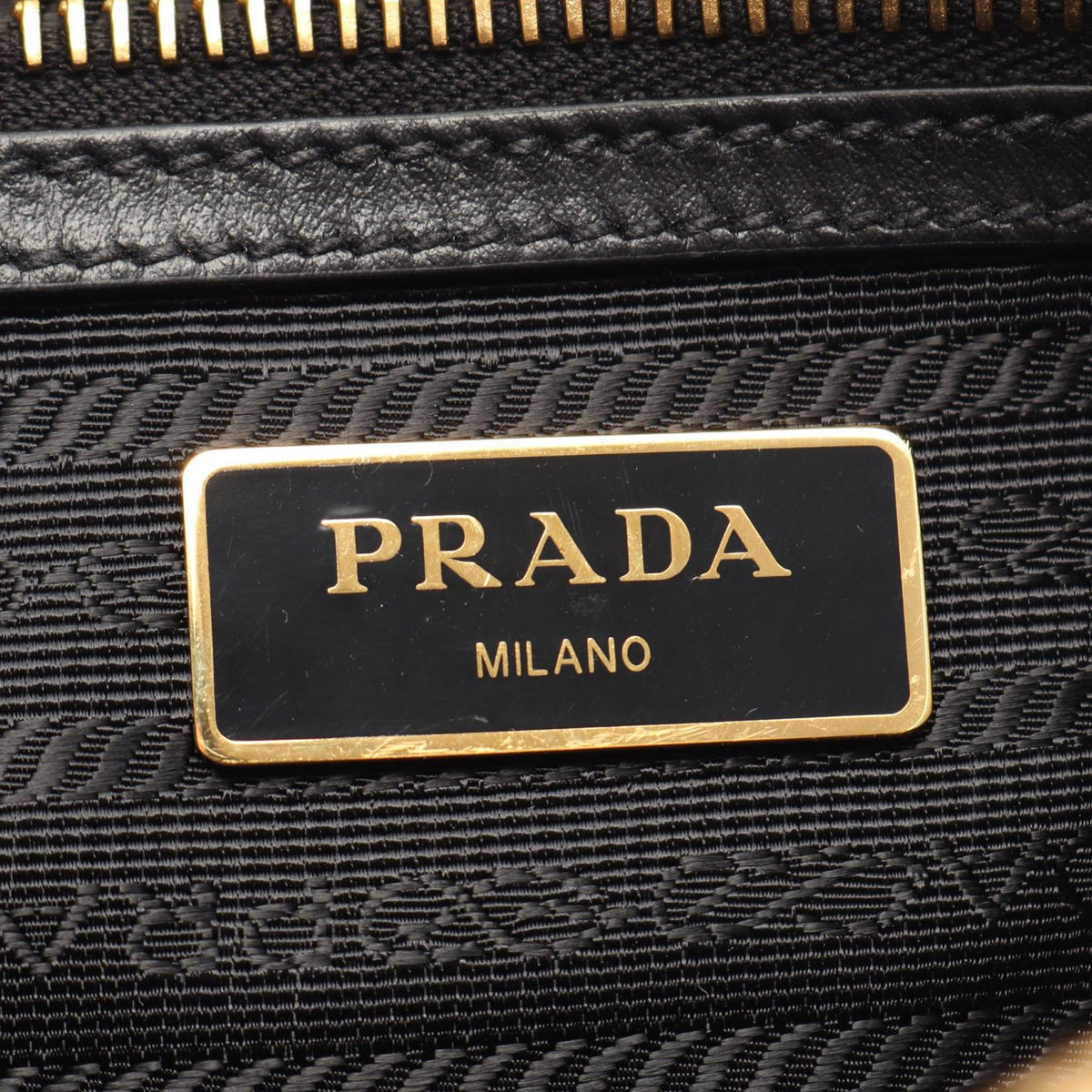 Prada Canapa Logo Camera Bag — Black