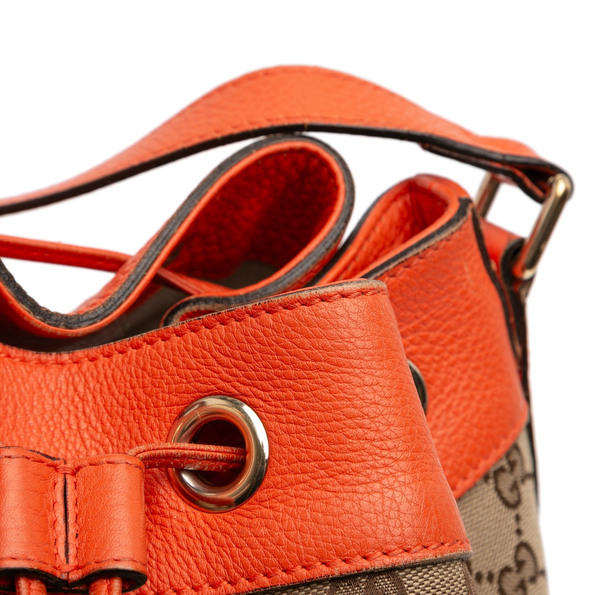 Gucci GG Canvas Drawstring Bucket Bag