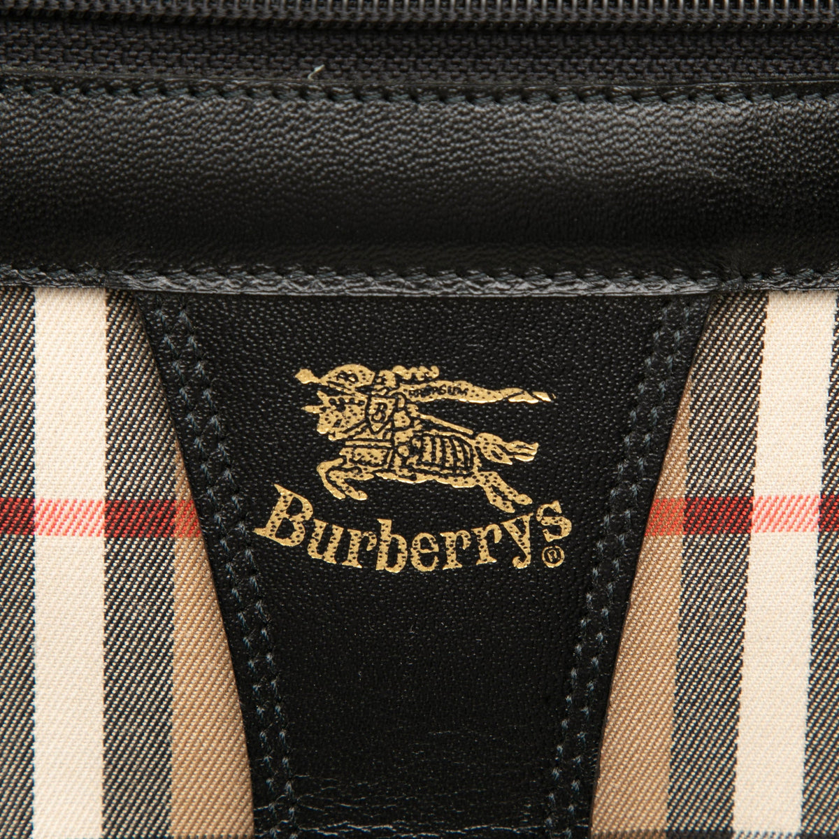 Burberry Haymarket Check Canvas Travel Bag