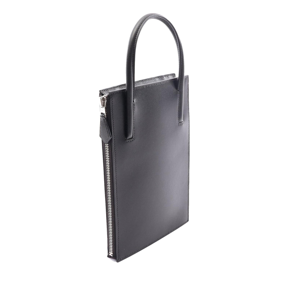 Hermès Tadelakt Kelly Cadena Handbag — Black