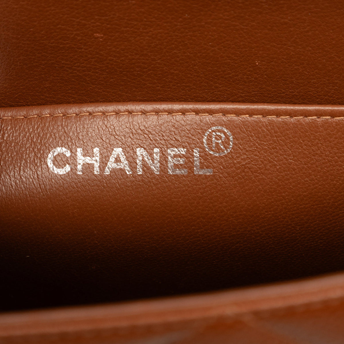Chanel CC Quilted Caviar Flap Briefcase — Brown