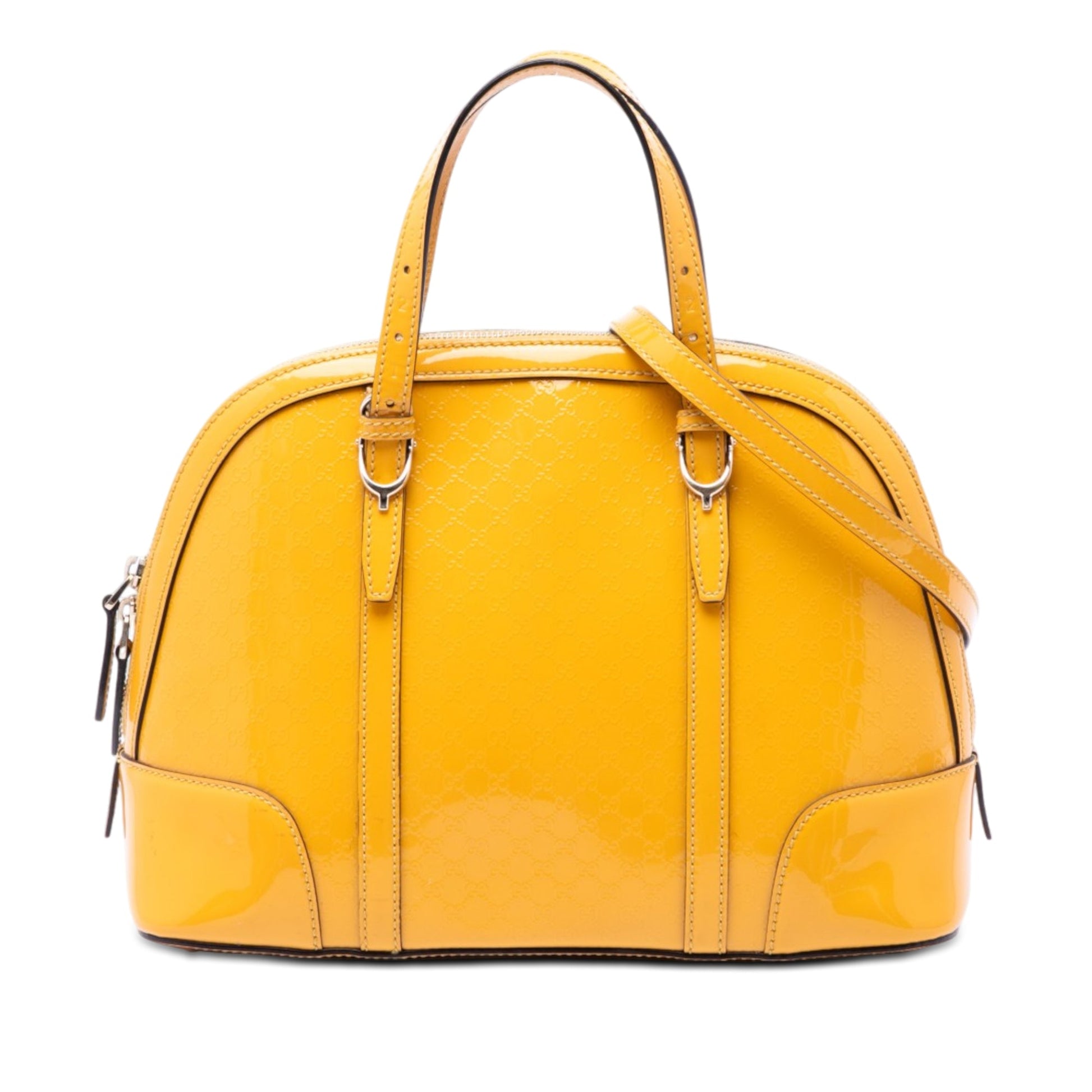 Gucci Small Microguccissima Patent Nice Dome Satchel