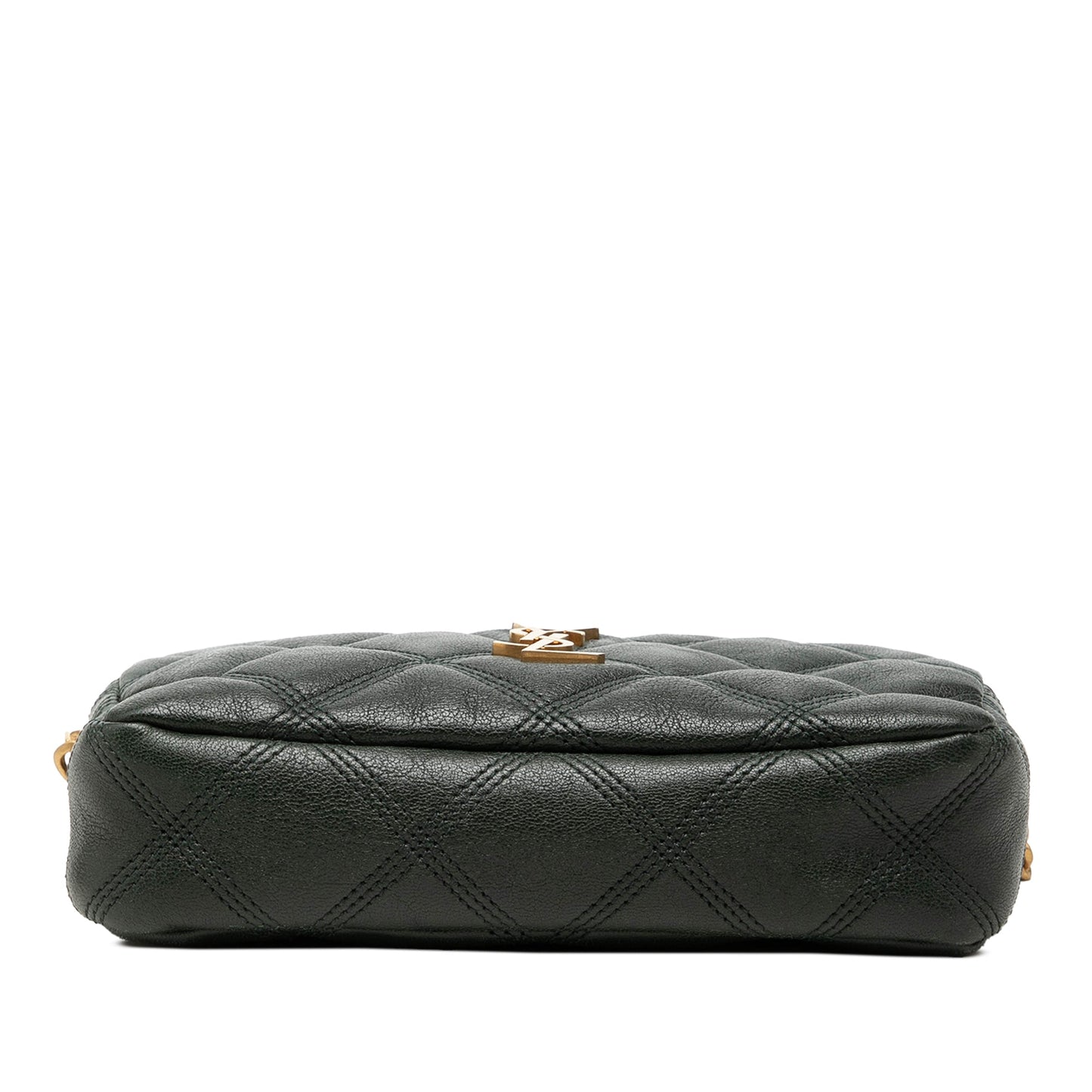 Saint Laurent Mini Quilted Lambskin Becky Double Zip Crossbody