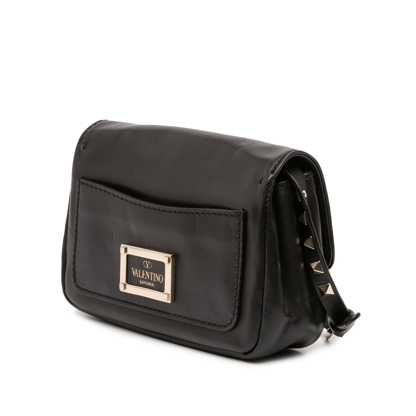 Valentino Small Leather Rockstud Crossbody