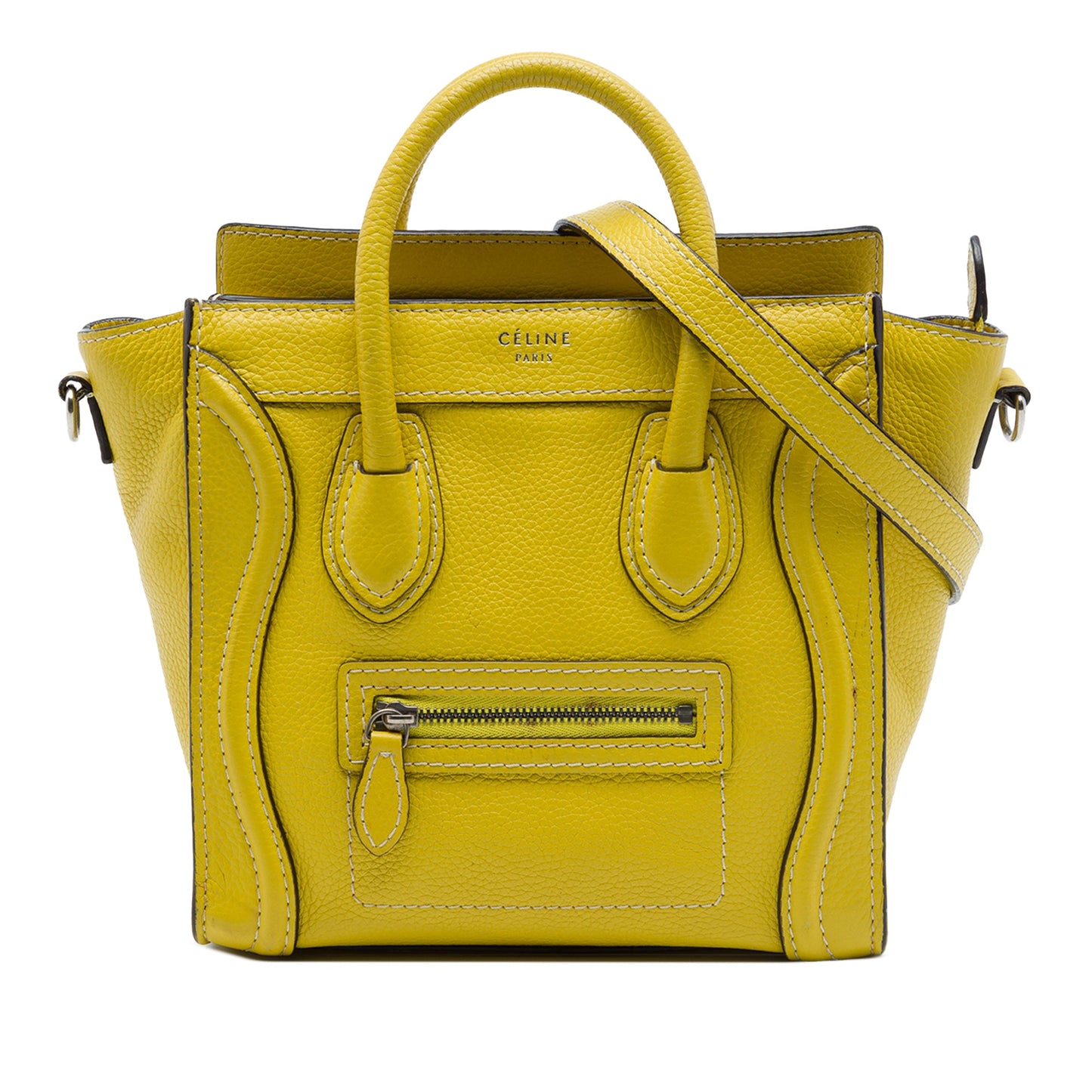 Celine Nano Grained Calfskin Luggage Tote