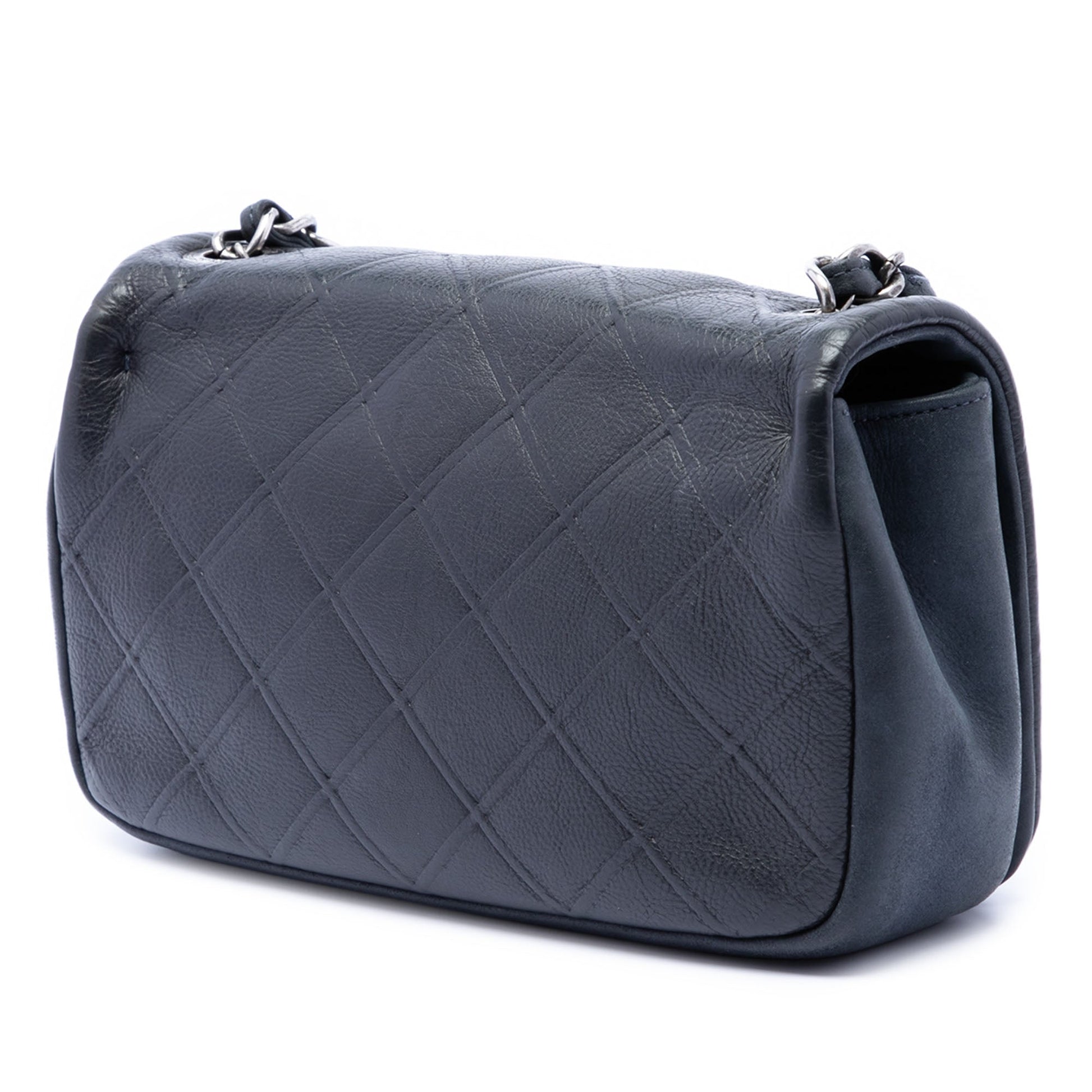Chanel Small Diamond Embossed Calfskin New Chic Flap