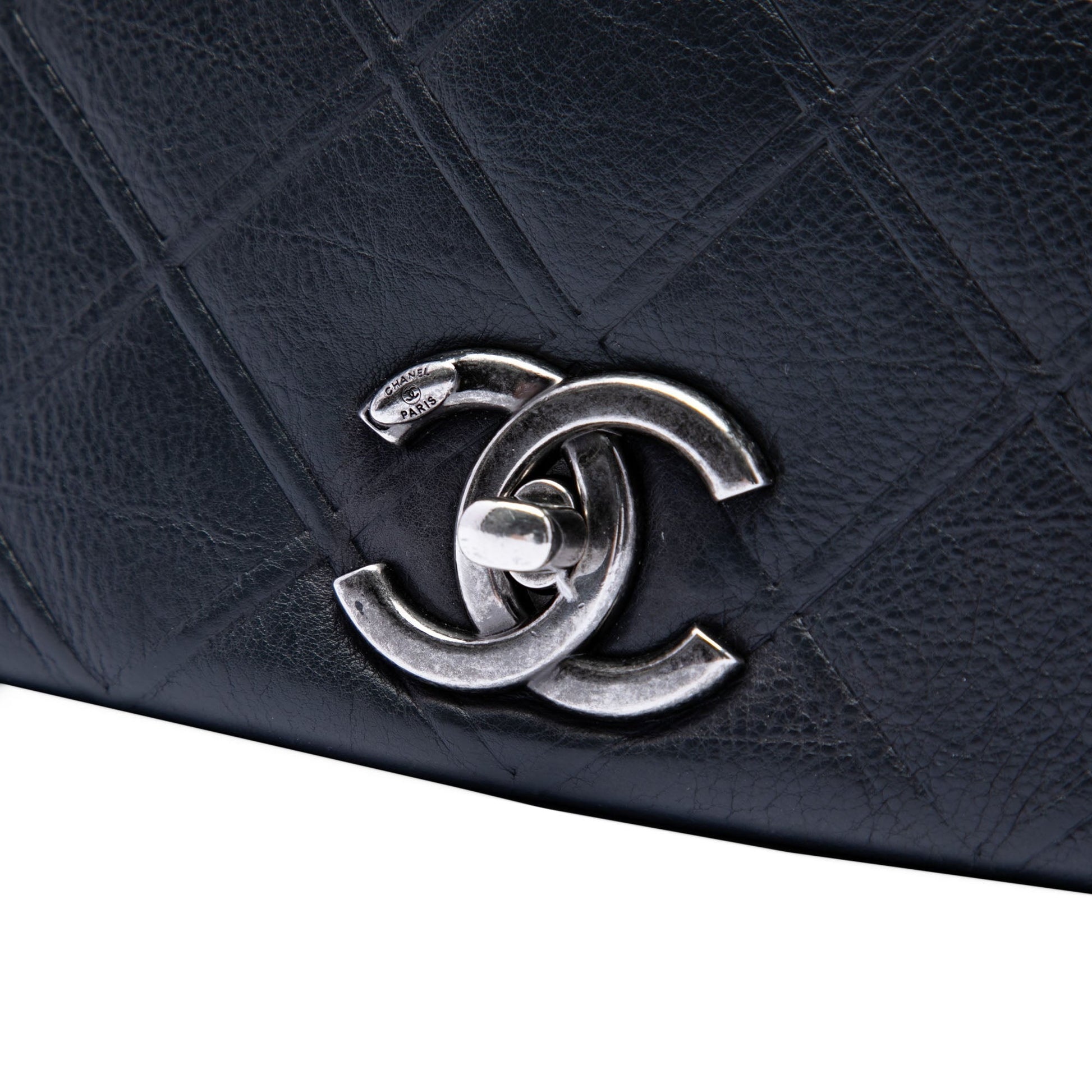 Chanel Small Diamond Embossed Calfskin New Chic Flap