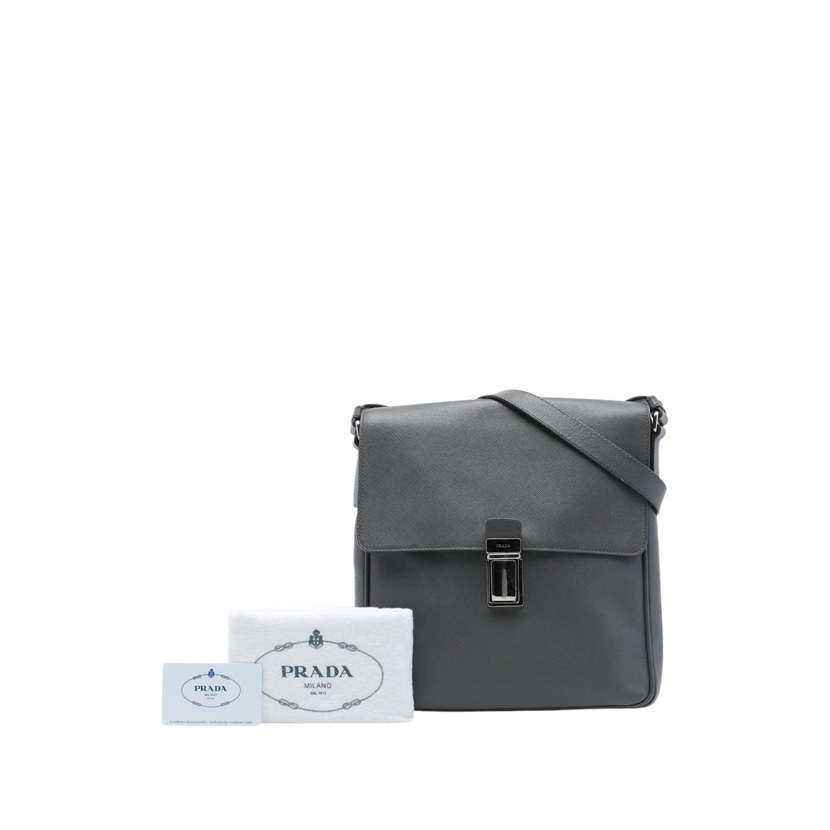 Prada Saffiano Travel Messenger Bag
