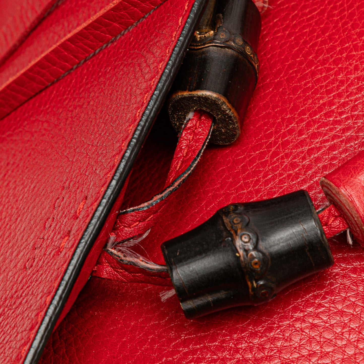 Gucci Medium Leather Bamboo Daily Crossbody