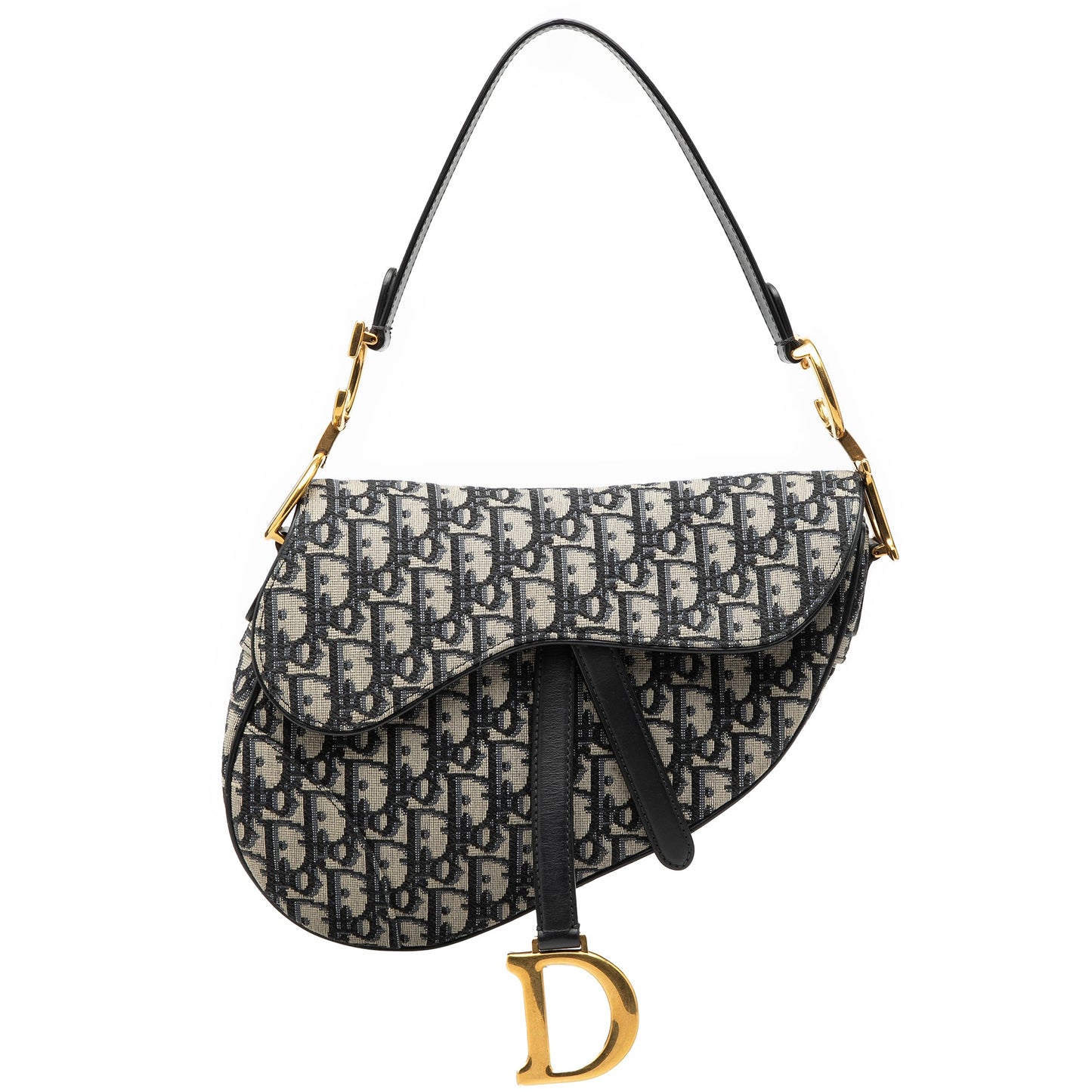 Dior Oblique Canvas Saddle Bag