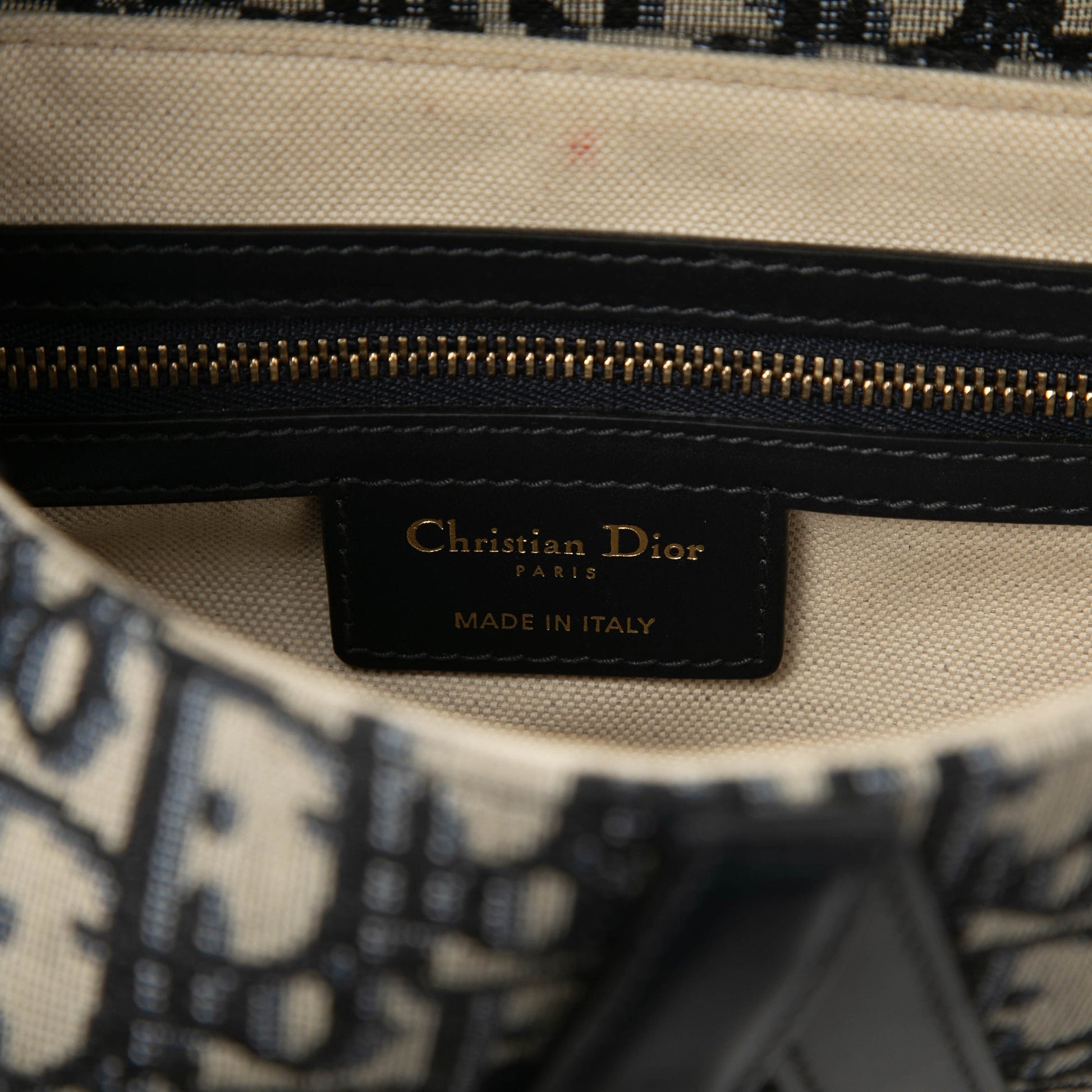 Dior Oblique Canvas Saddle Bag