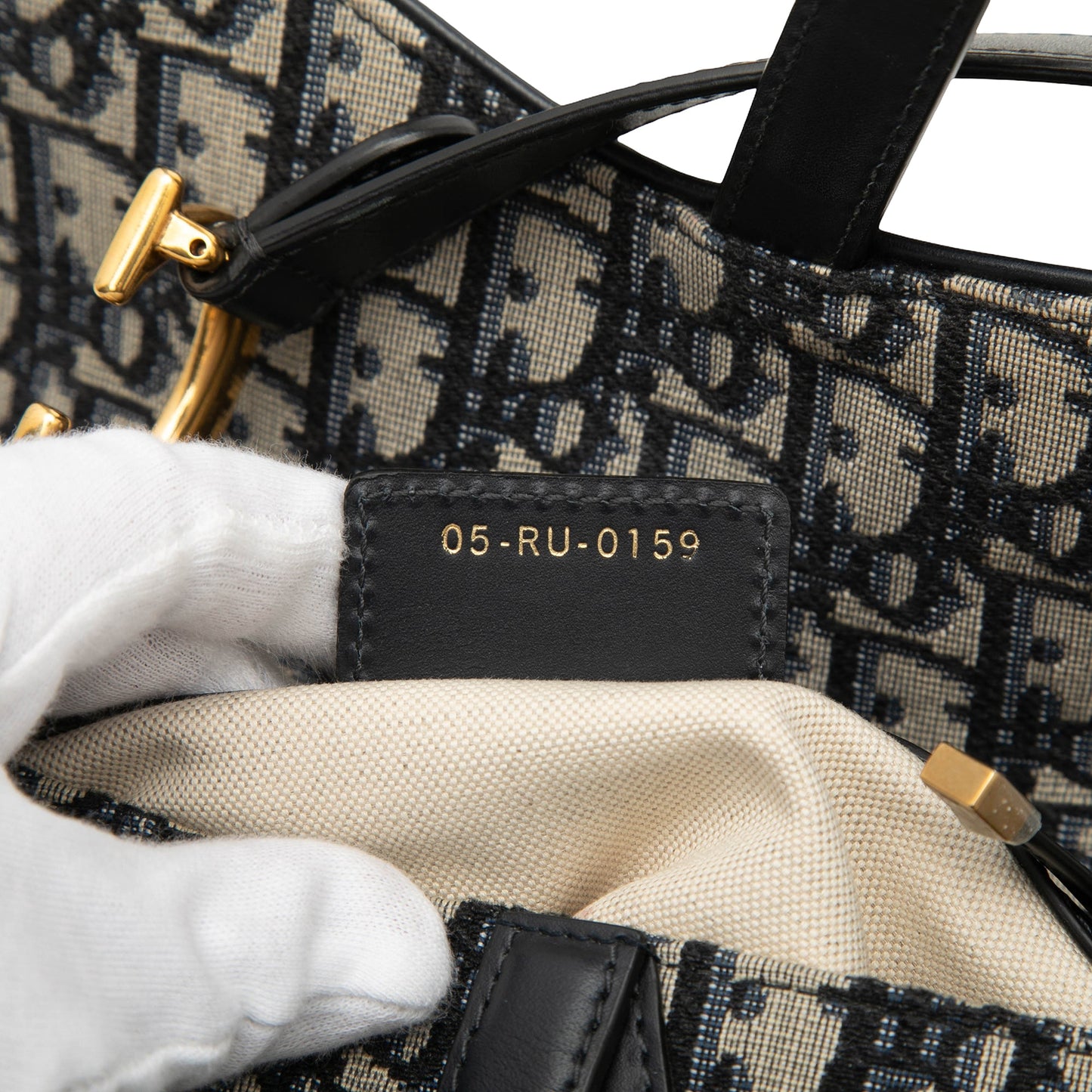 Dior Oblique Canvas Saddle Bag