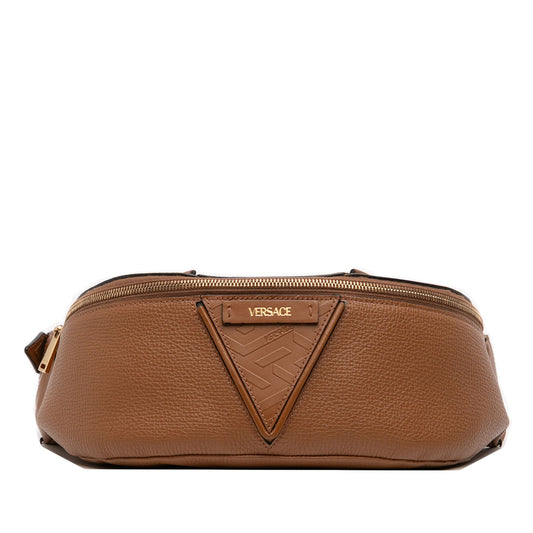 Versace Leather V Greca Signature Belt Bag
