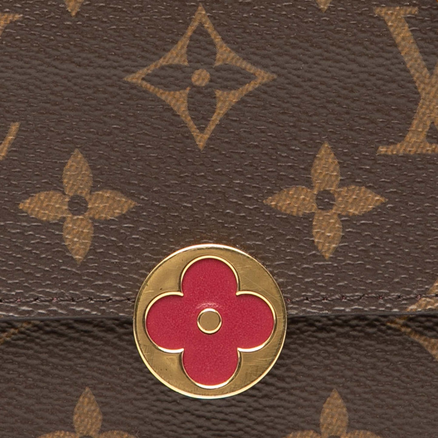 Louis Vuitton Monogram Flore Wallet On Chain
