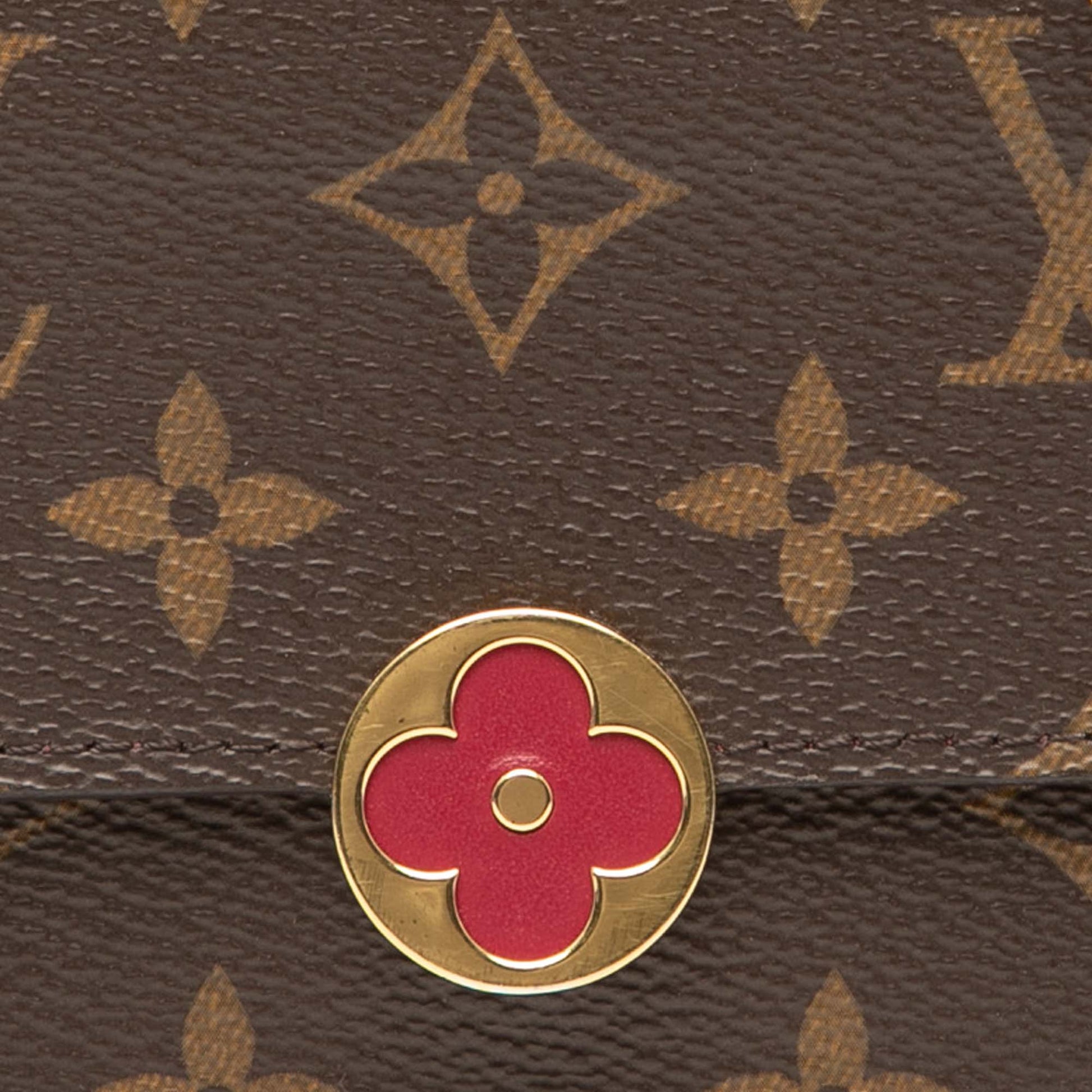 Louis Vuitton Monogram Flore Wallet On Chain