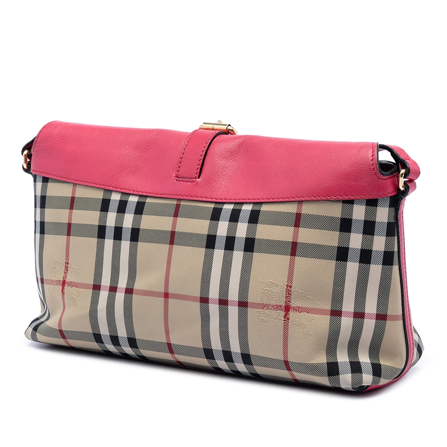 Burberry Haymarket Check Canvas Leah Crossbody