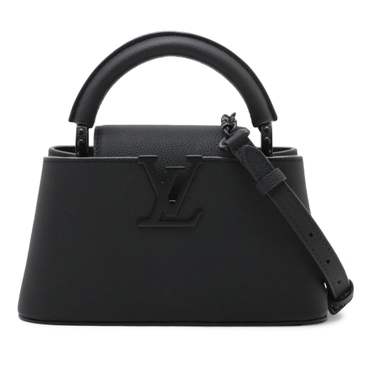 Louis Vuitton Taurillon Mini Capucines East West