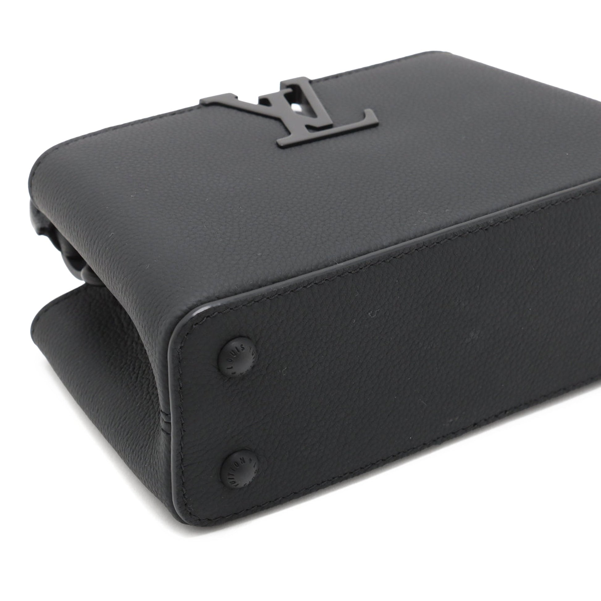 Louis Vuitton Taurillon Mini Capucines East West