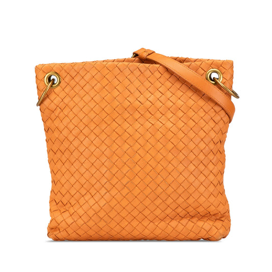 Bottega Veneta Leather Intrecciato Crossbody