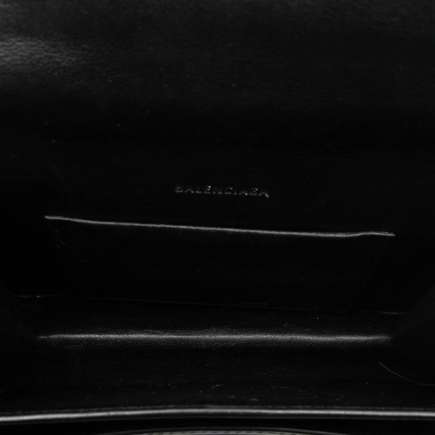 Balenciaga Leather Sharp Top Handle Bag XS