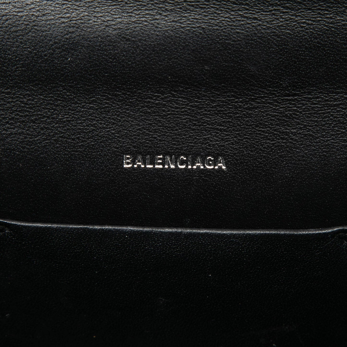 Balenciaga Leather Sharp Top Handle Bag XS