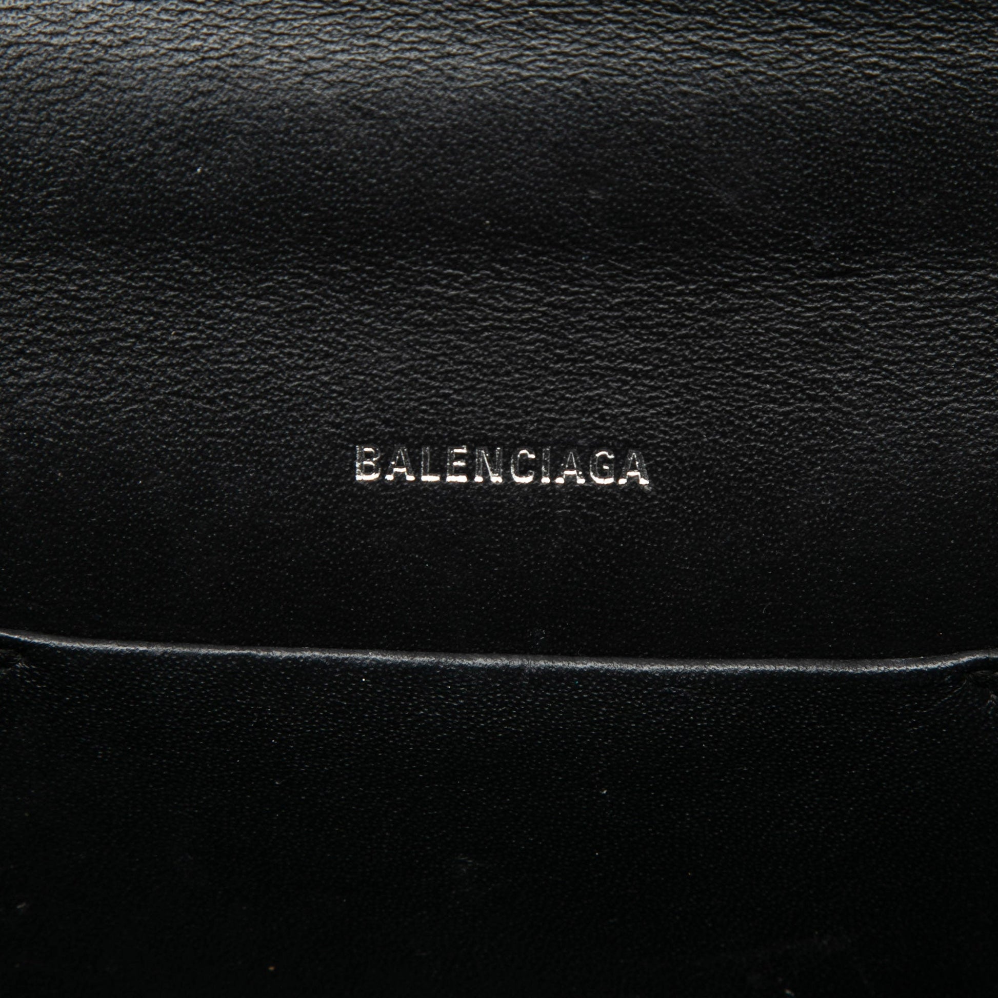 Balenciaga Leather Sharp Top Handle Bag XS