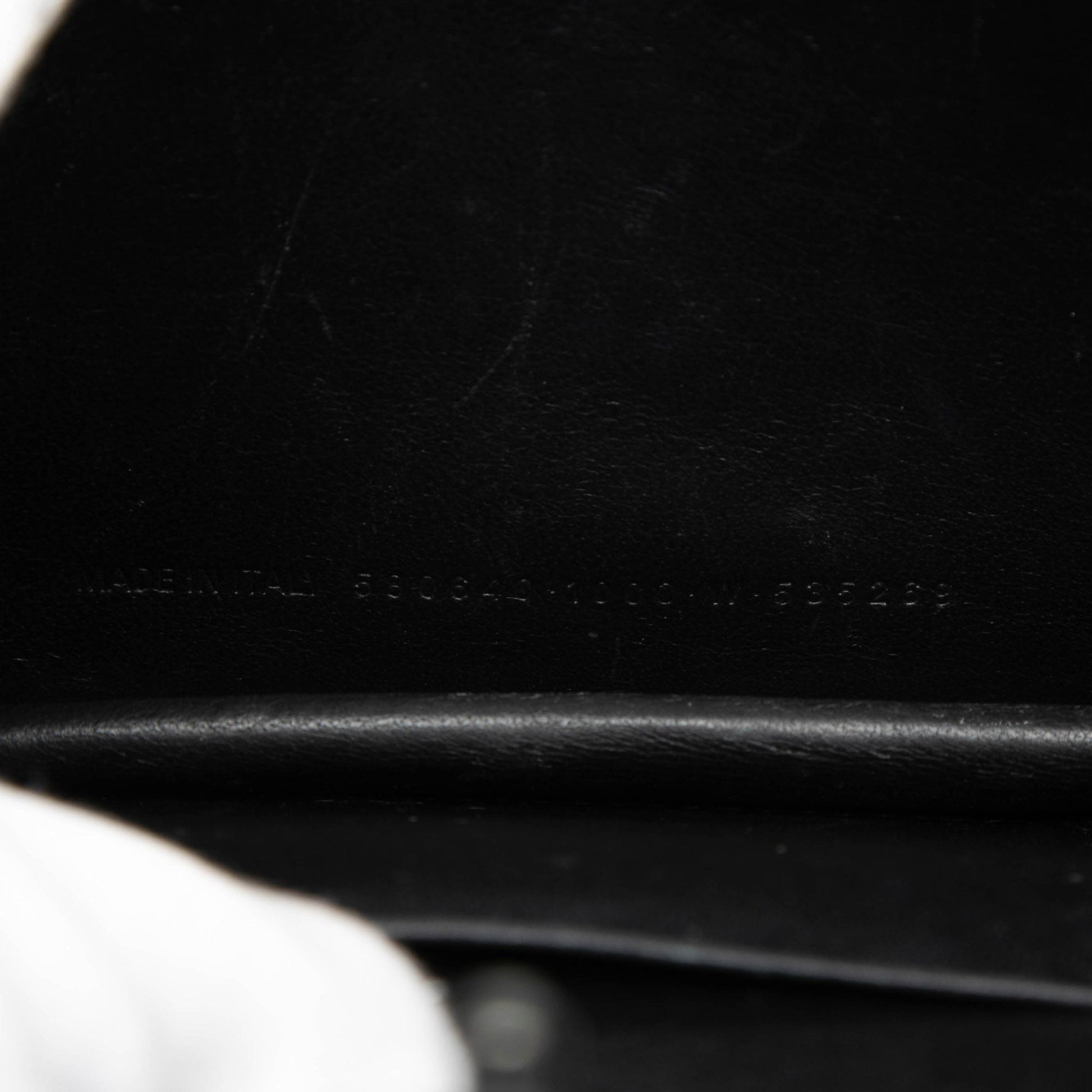 Balenciaga Leather Sharp Top Handle Bag XS