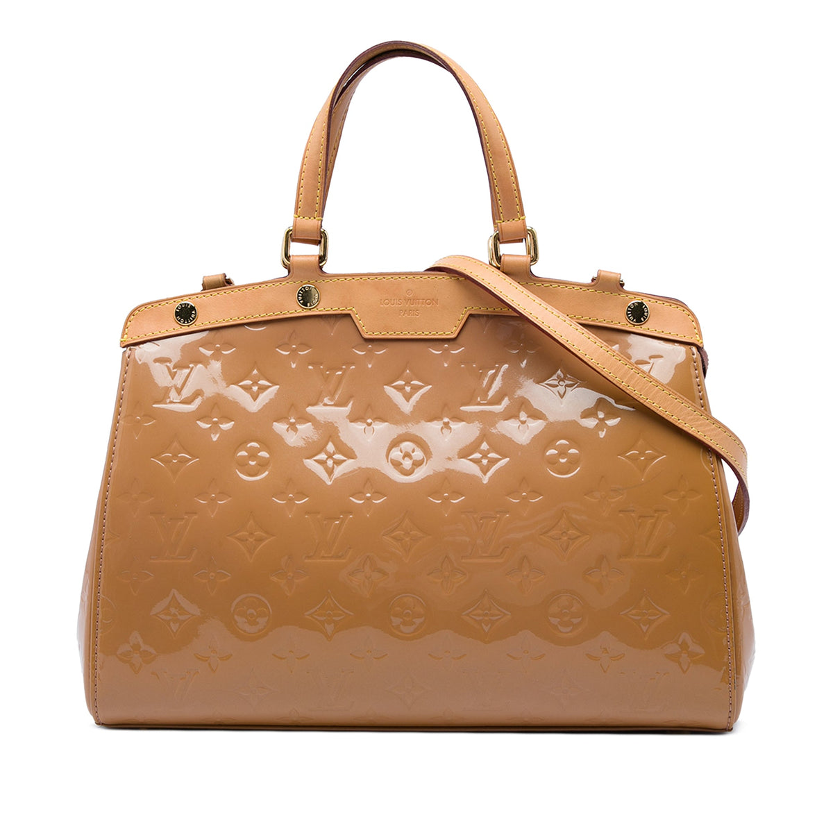 Louis Vuitton Monogram Vernis Brea MM — Brown