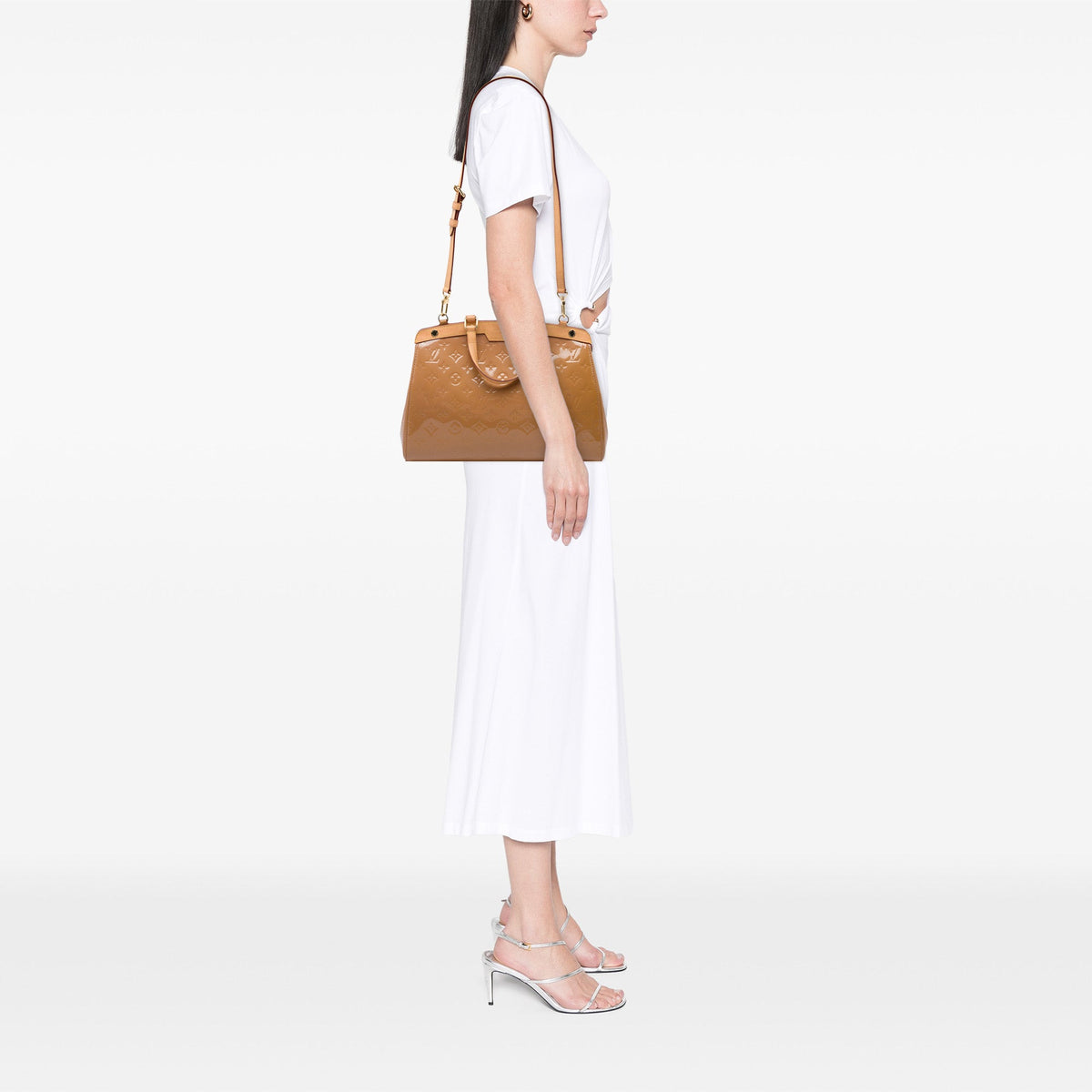 Louis Vuitton Monogram Vernis Brea MM — Brown