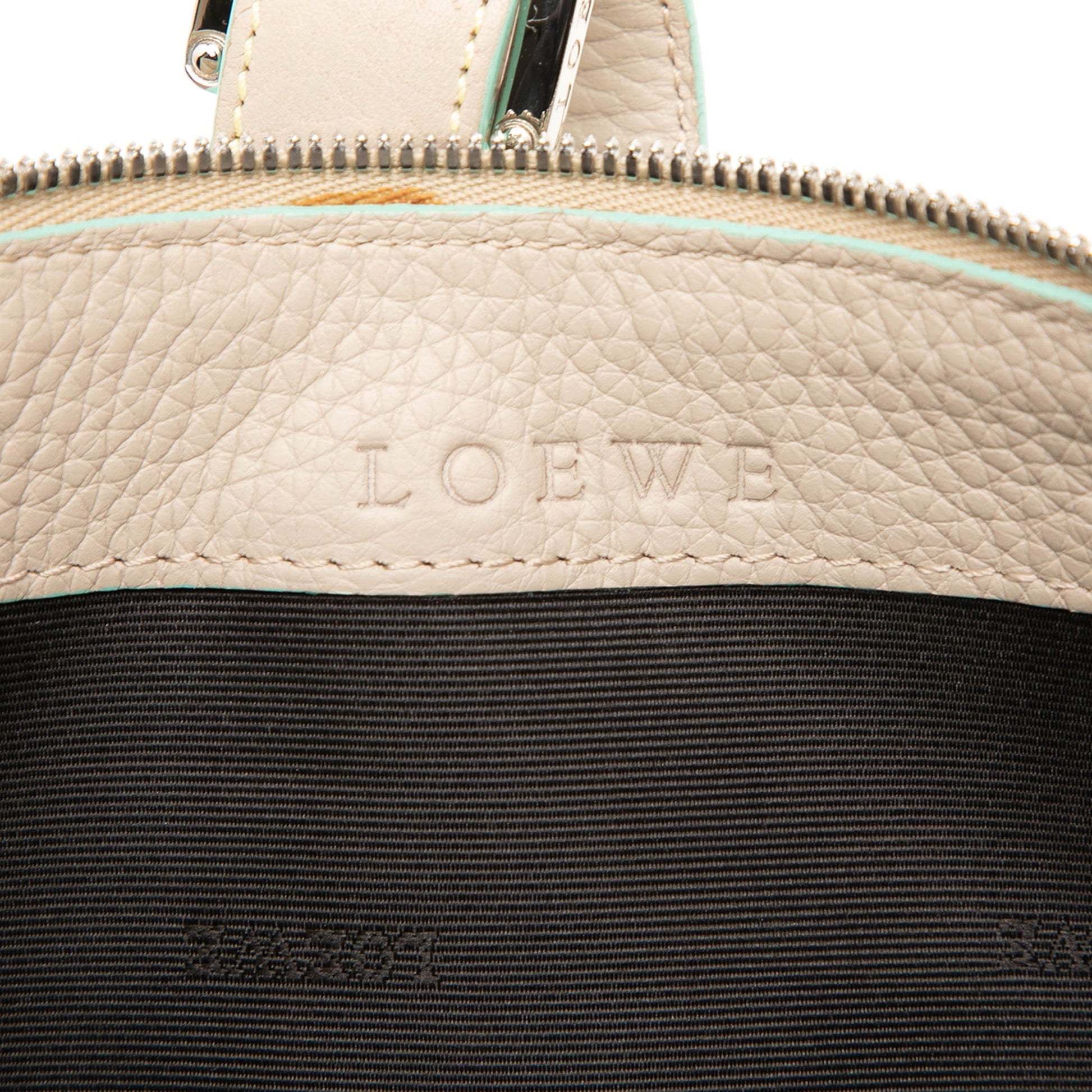 LOEWE Mini Pebbled Leather Boat Bag