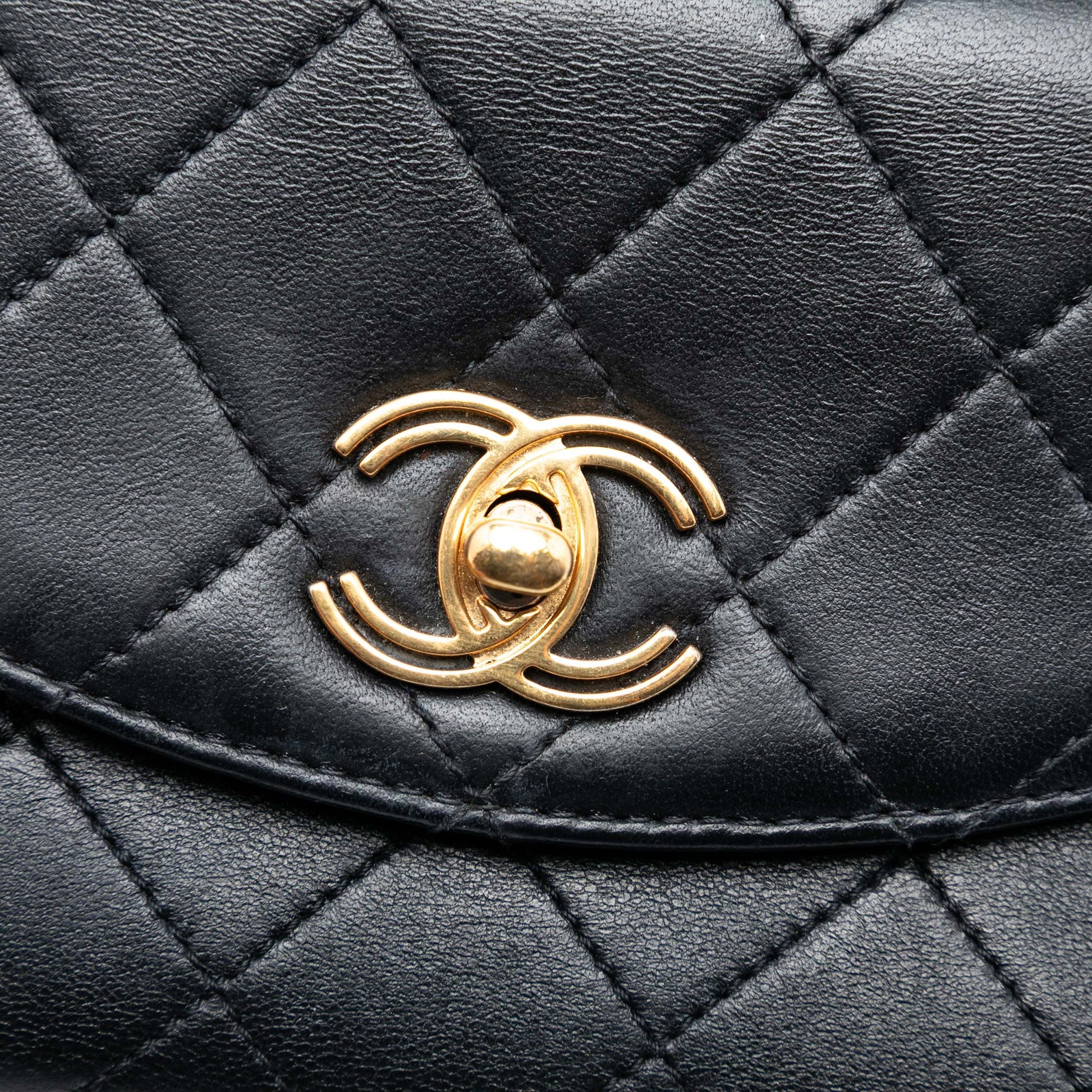 Chanel Small Quilted Lambskin Trendy Spirit Top Handle Bag