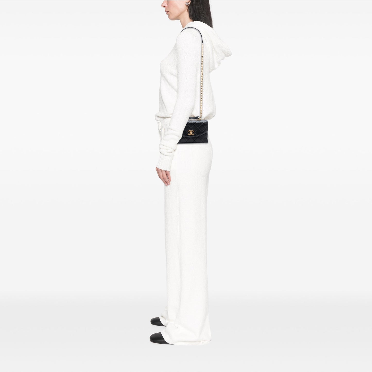 Chanel Small Quilted Lambskin Trendy Spirit Top Handle Bag