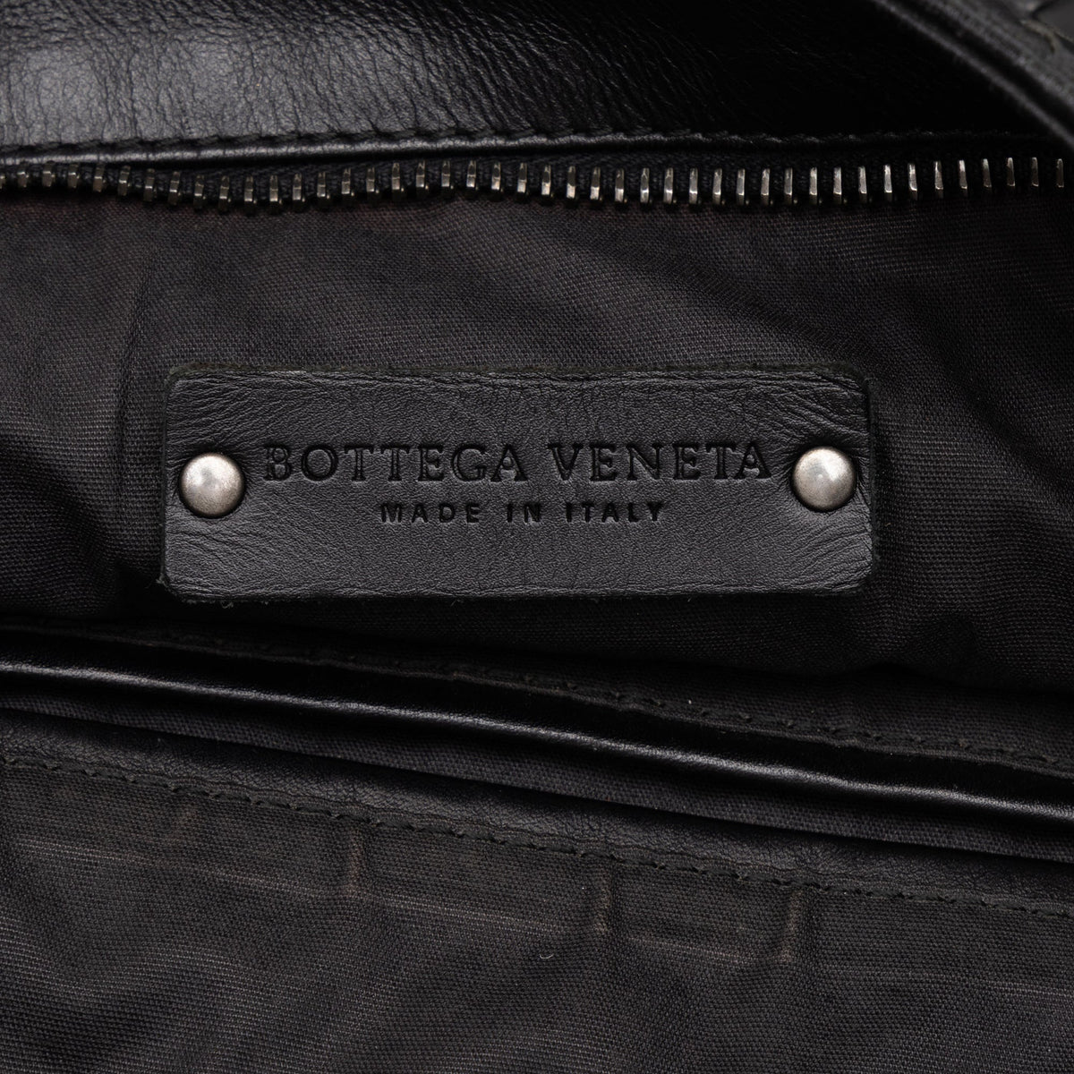 Bottega Veneta Nappa Intrecciato VN Crossbody — Black