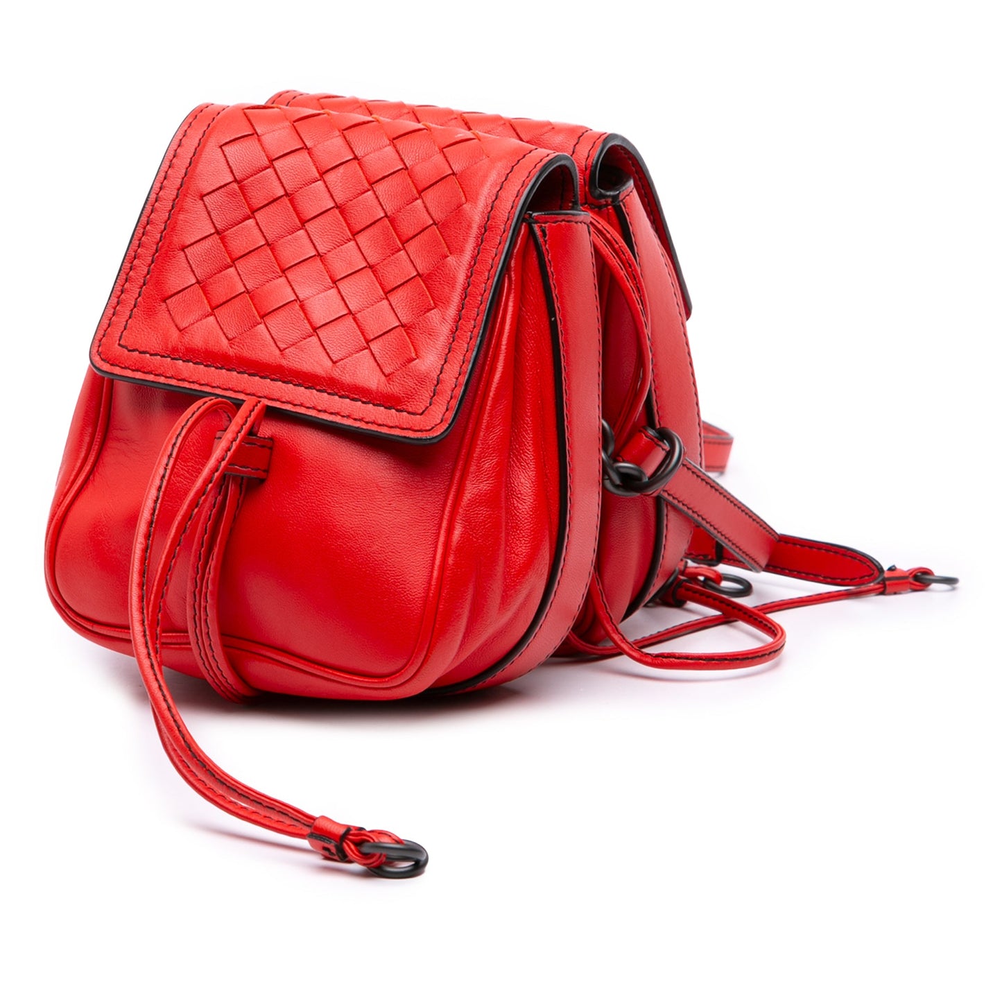 Bottega Veneta Nappa Intrecciato Double Sided Flap Crossbody