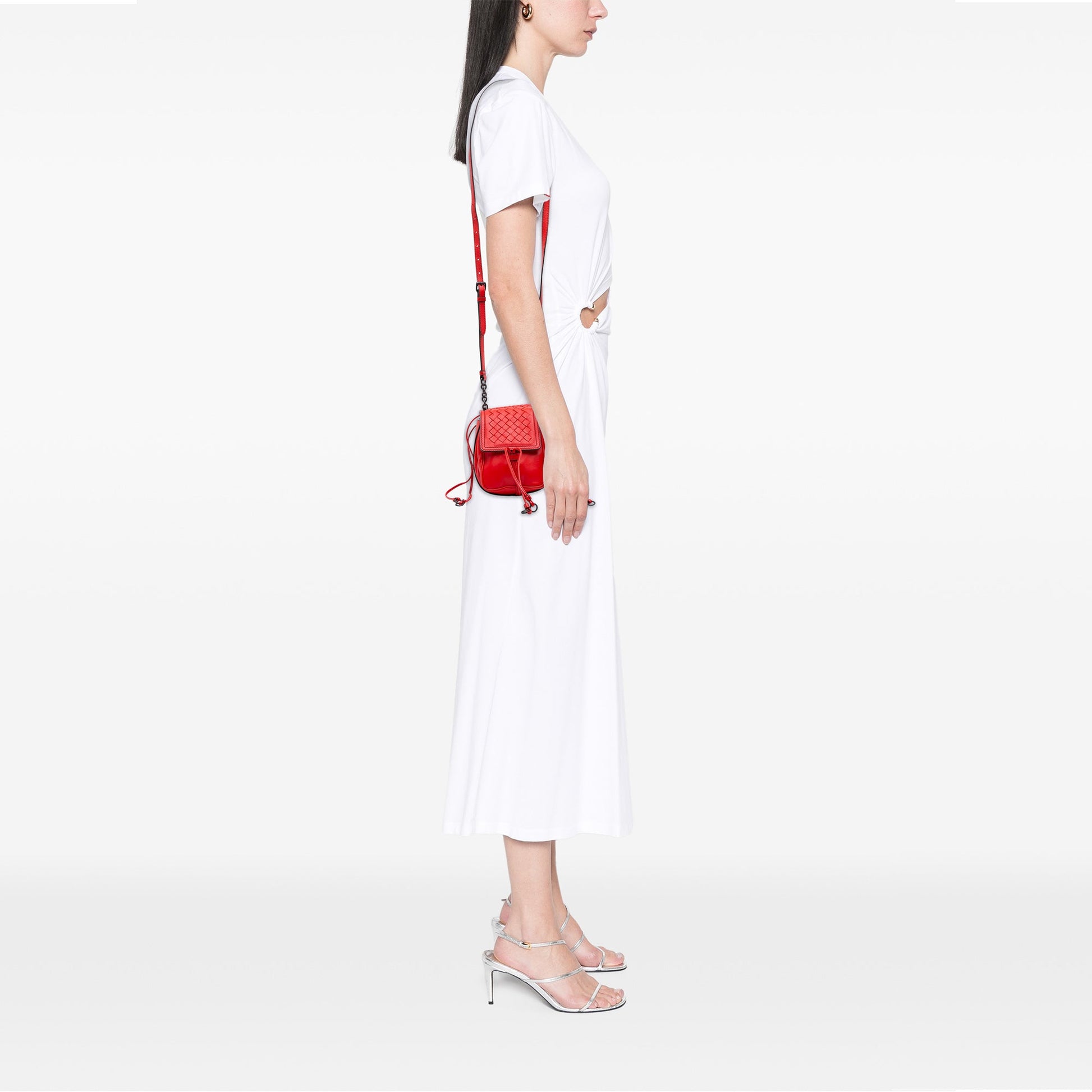 Bottega Veneta Nappa Intrecciato Double Sided Flap Crossbody