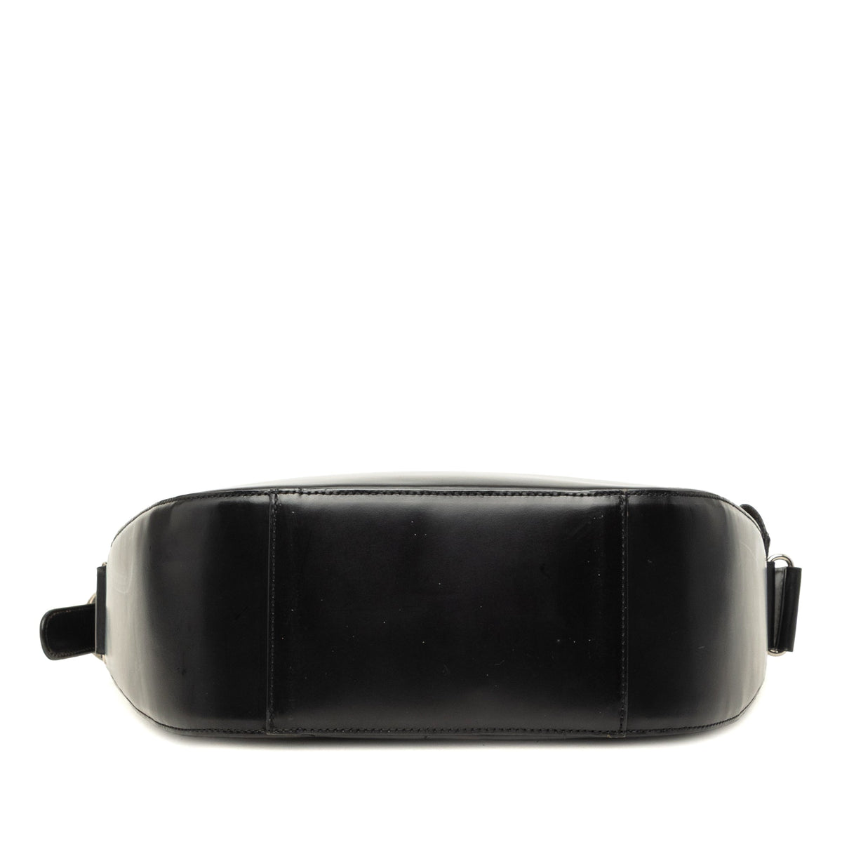 Burberry House Check Trimmed Leather Shoulder Bag