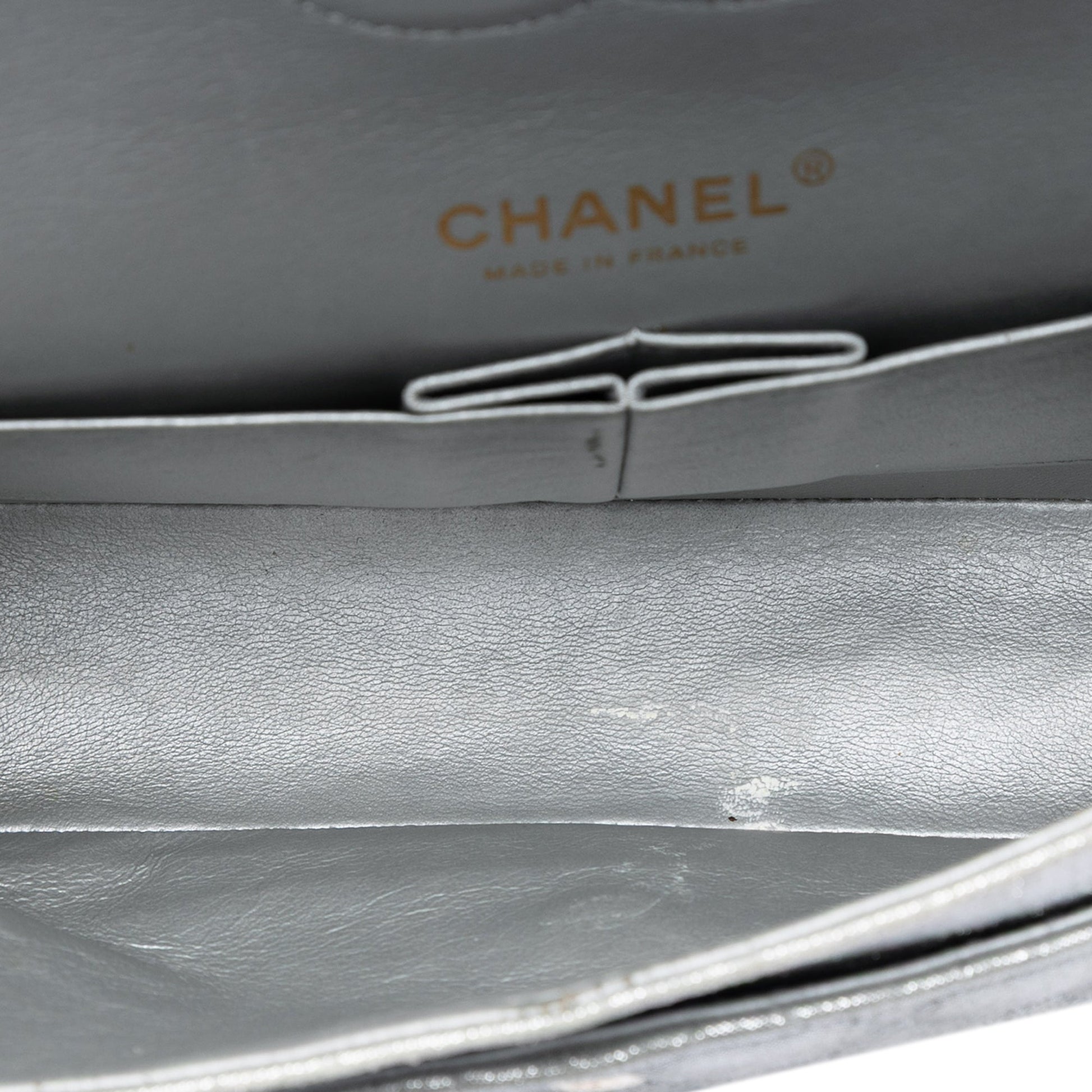 Chanel Medium Classic Metallic Lambskin Double Flap
