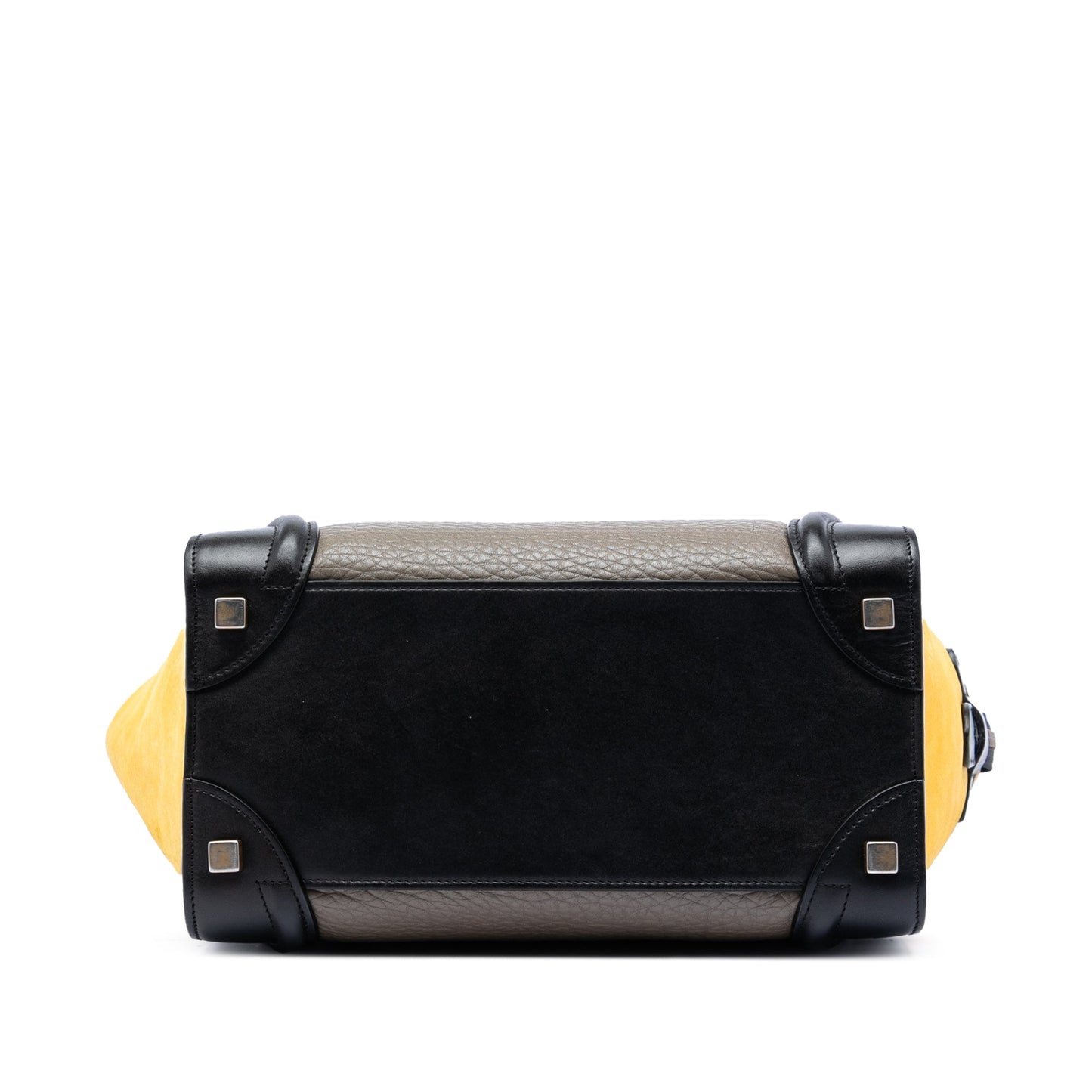Celine Micro Tricolor Leather Luggage Tote