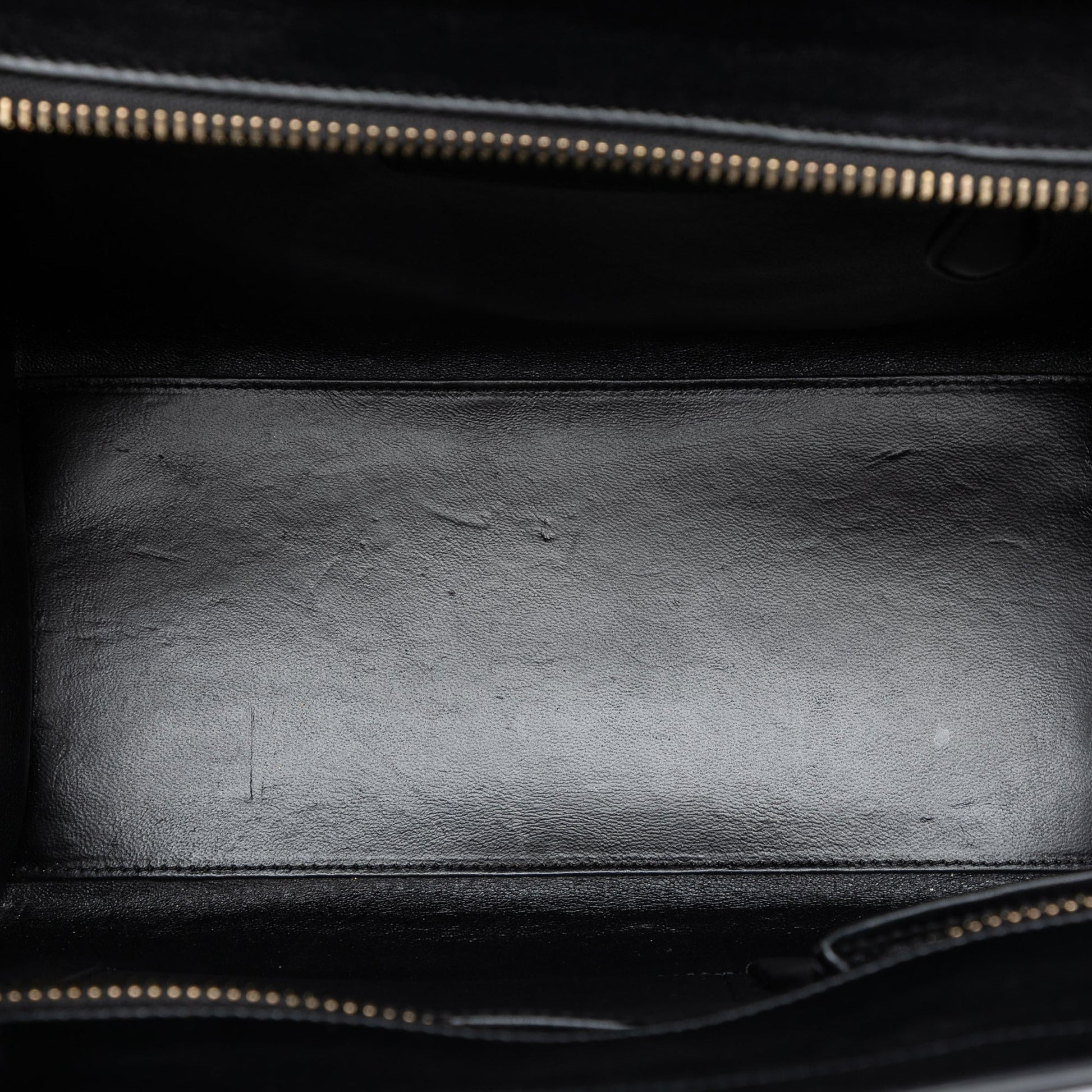 Celine Micro Tricolor Leather Luggage Tote