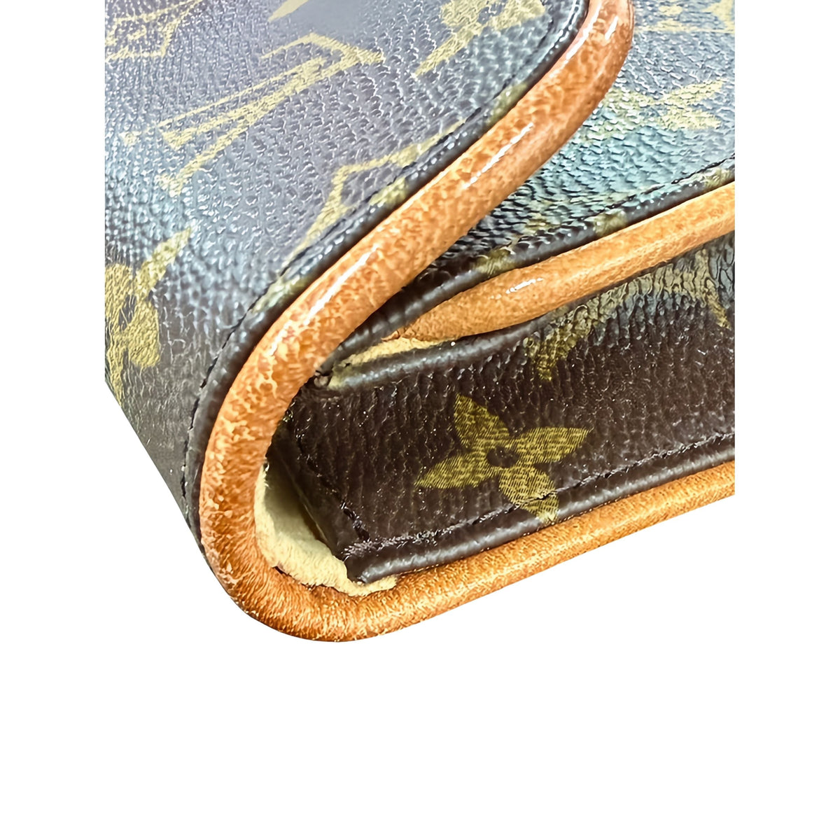 Louis Vuitton Monogram Pochette Florentine — Brown