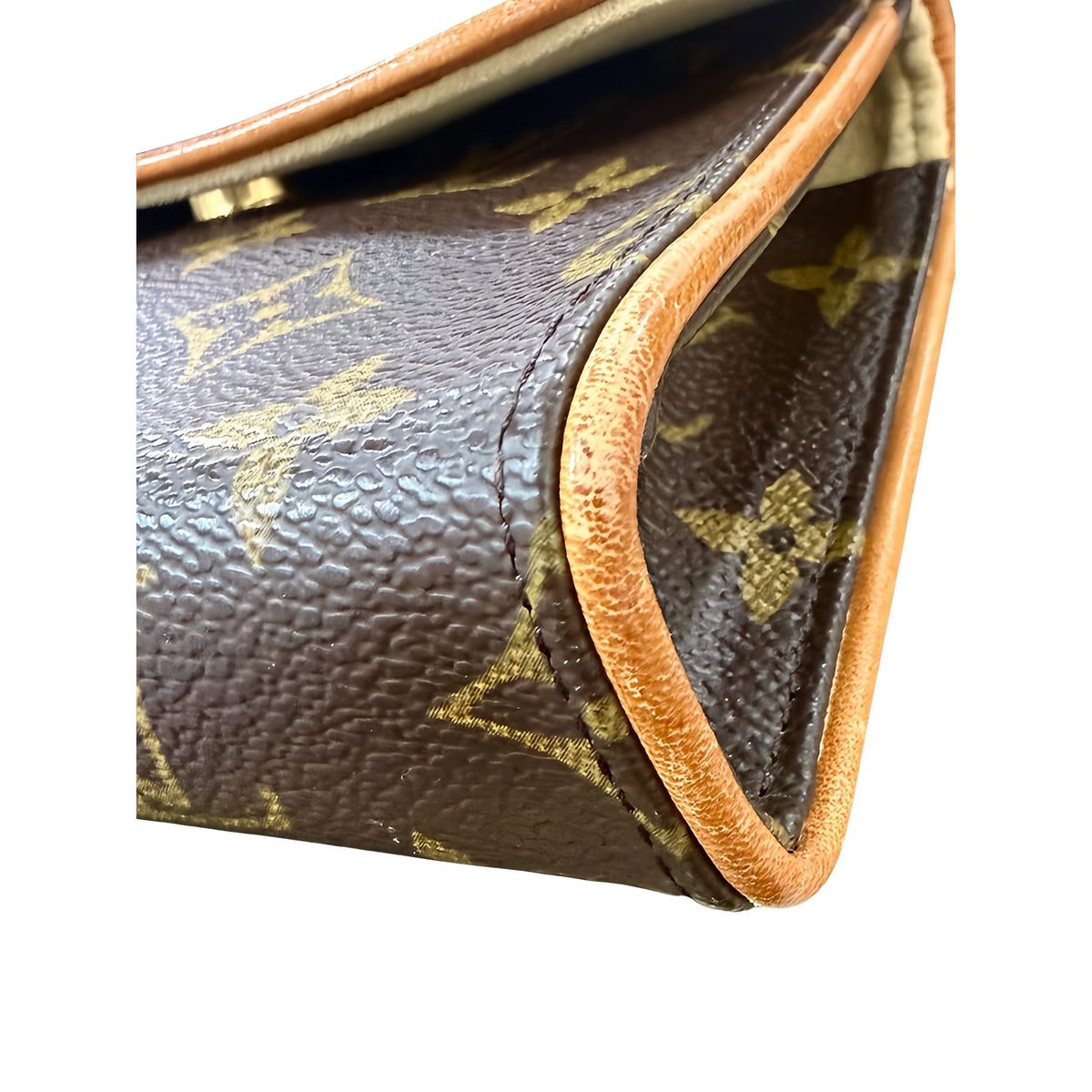 Louis Vuitton Monogram Pochette Florentine — Brown