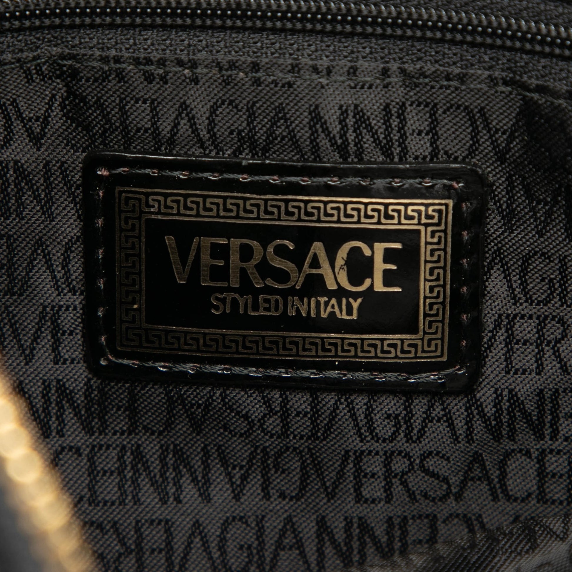 Versace Leather Medusa Shoulder Bag
