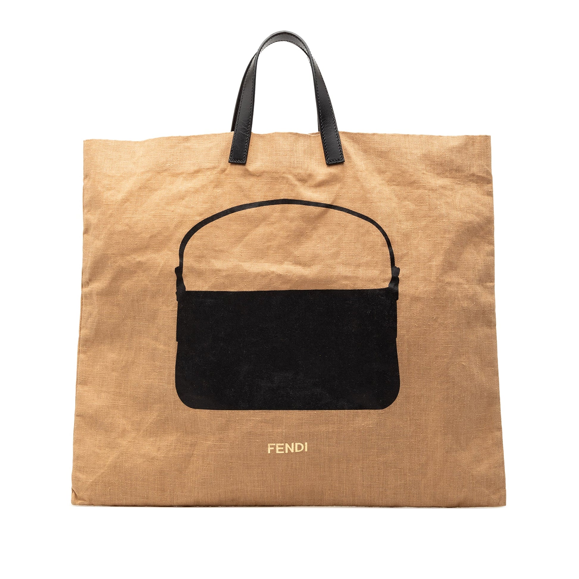 Fendi Hemp Silhouette Baguette Tote