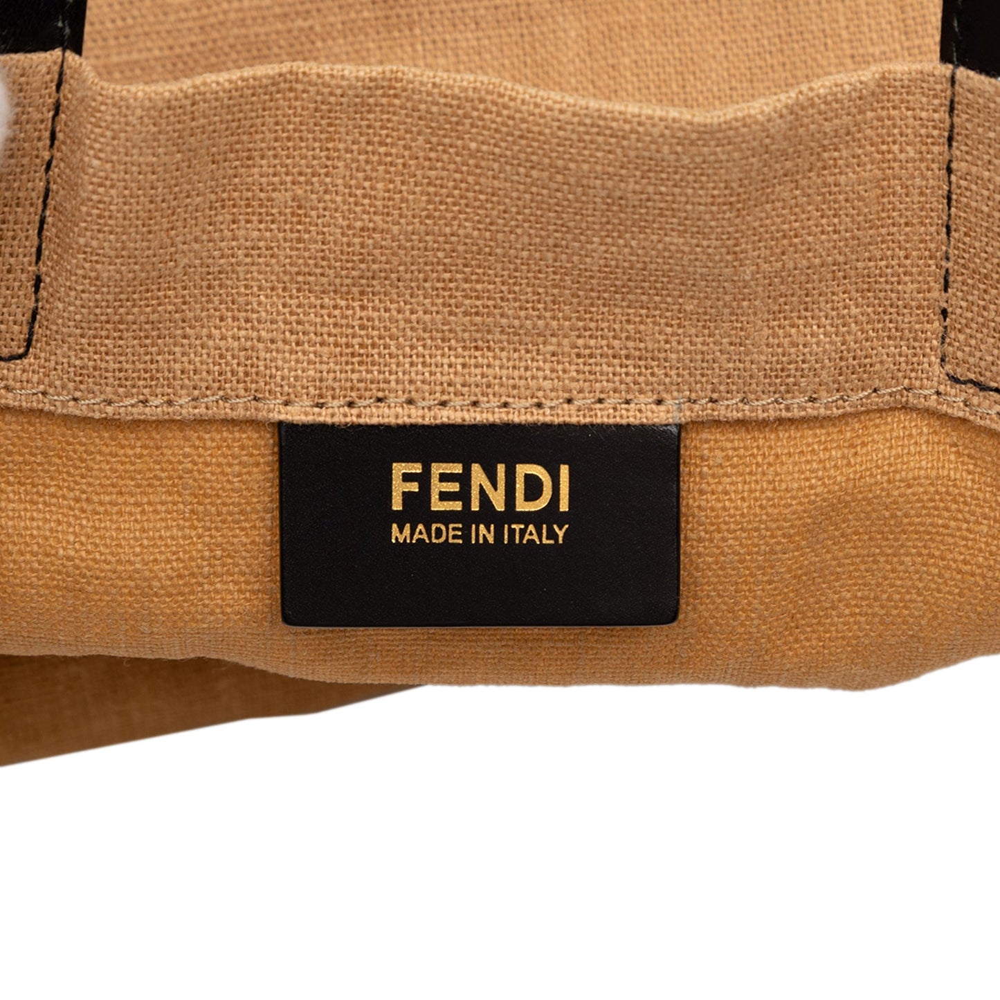 Fendi Hemp Silhouette Baguette Tote