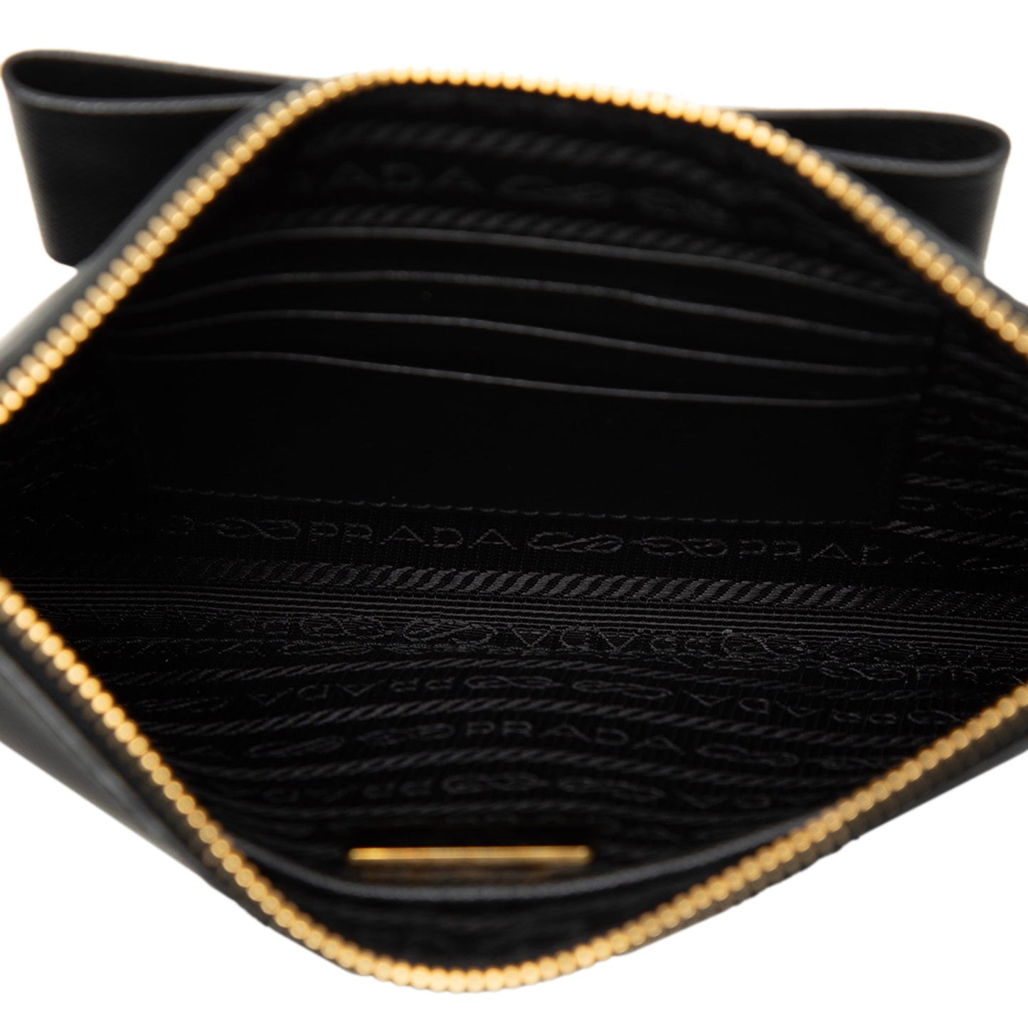 Prada Saffiano Bow Clutch