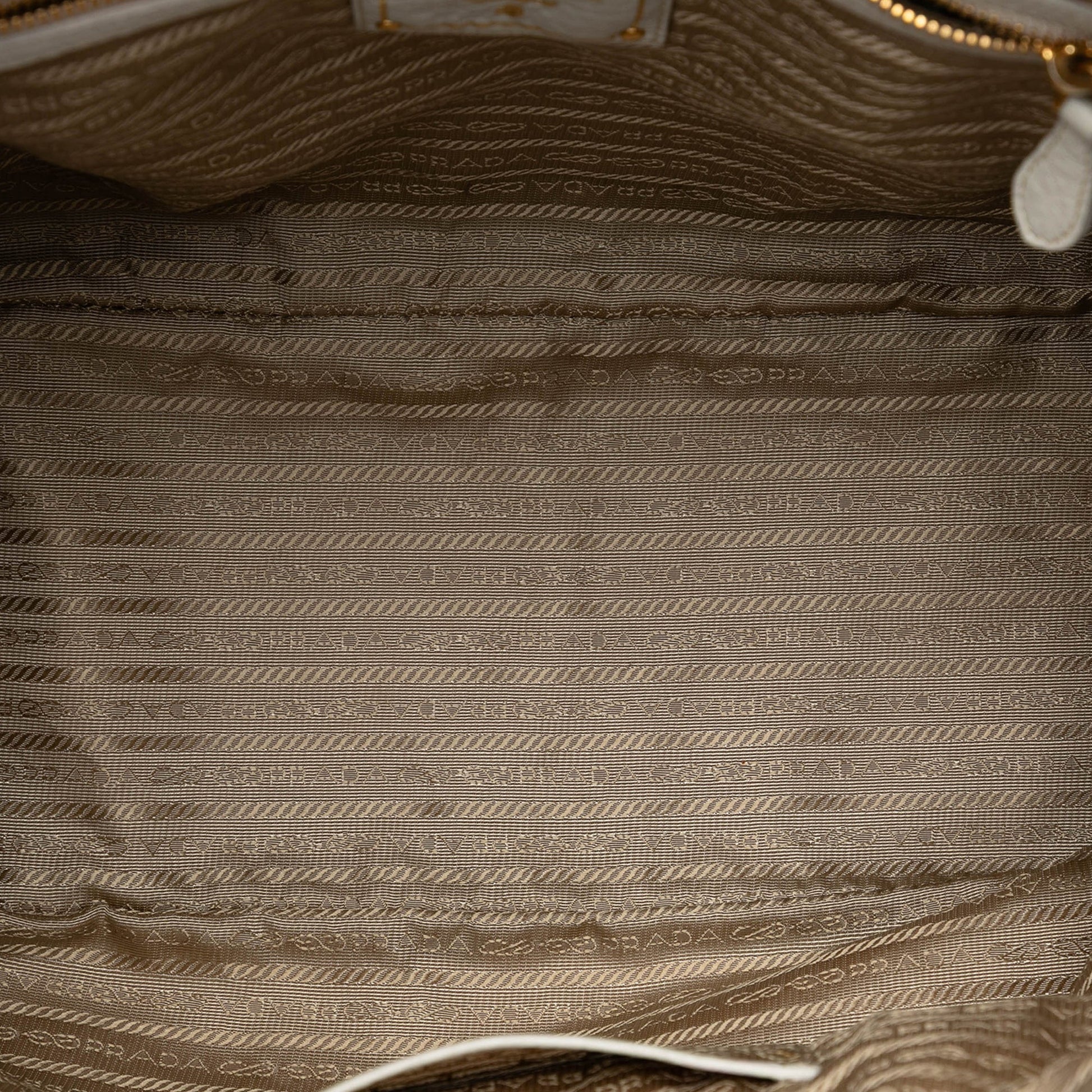 Prada Canvas Canapa Logo Satchel