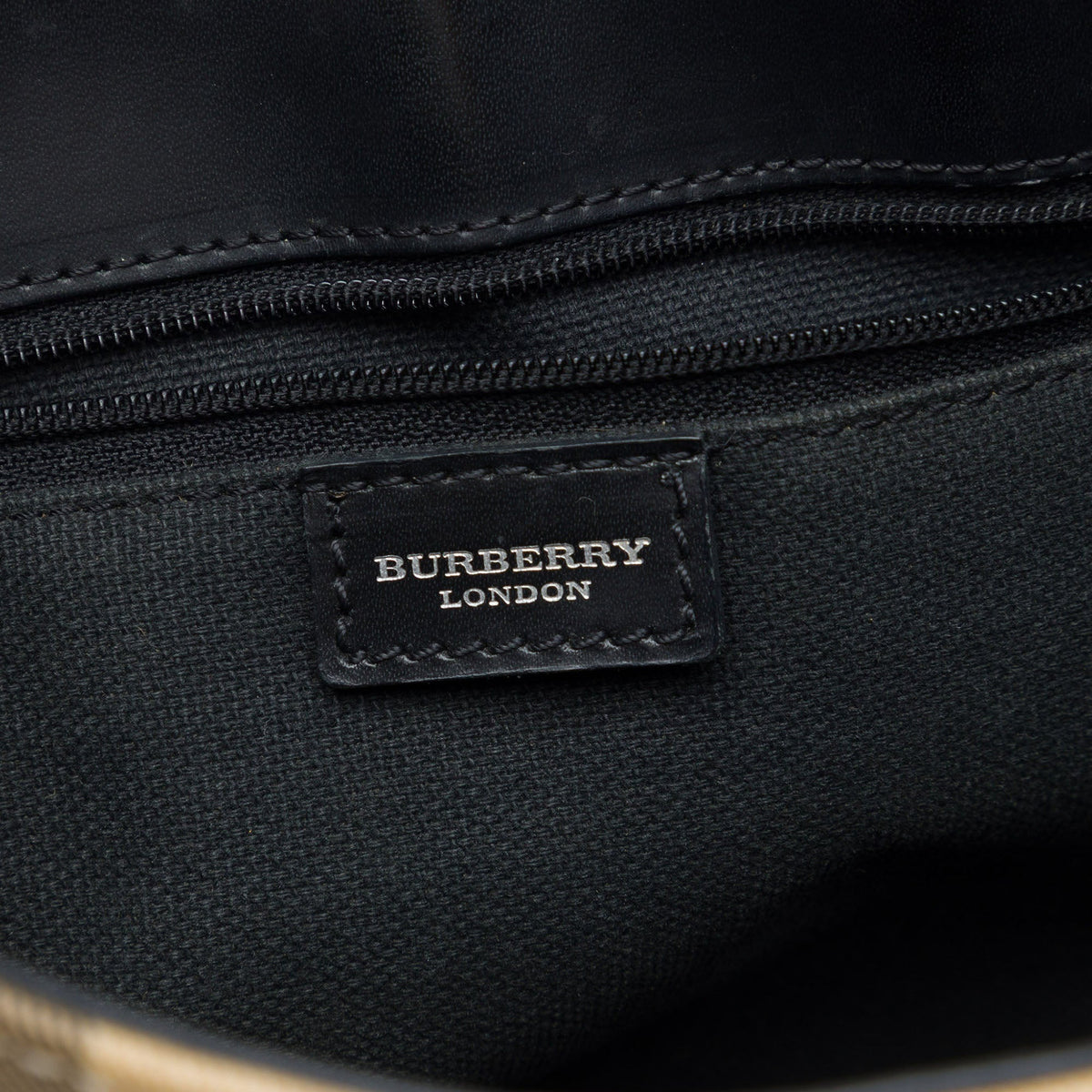 Burberry House Check Coated Canvas Shoulder Bag