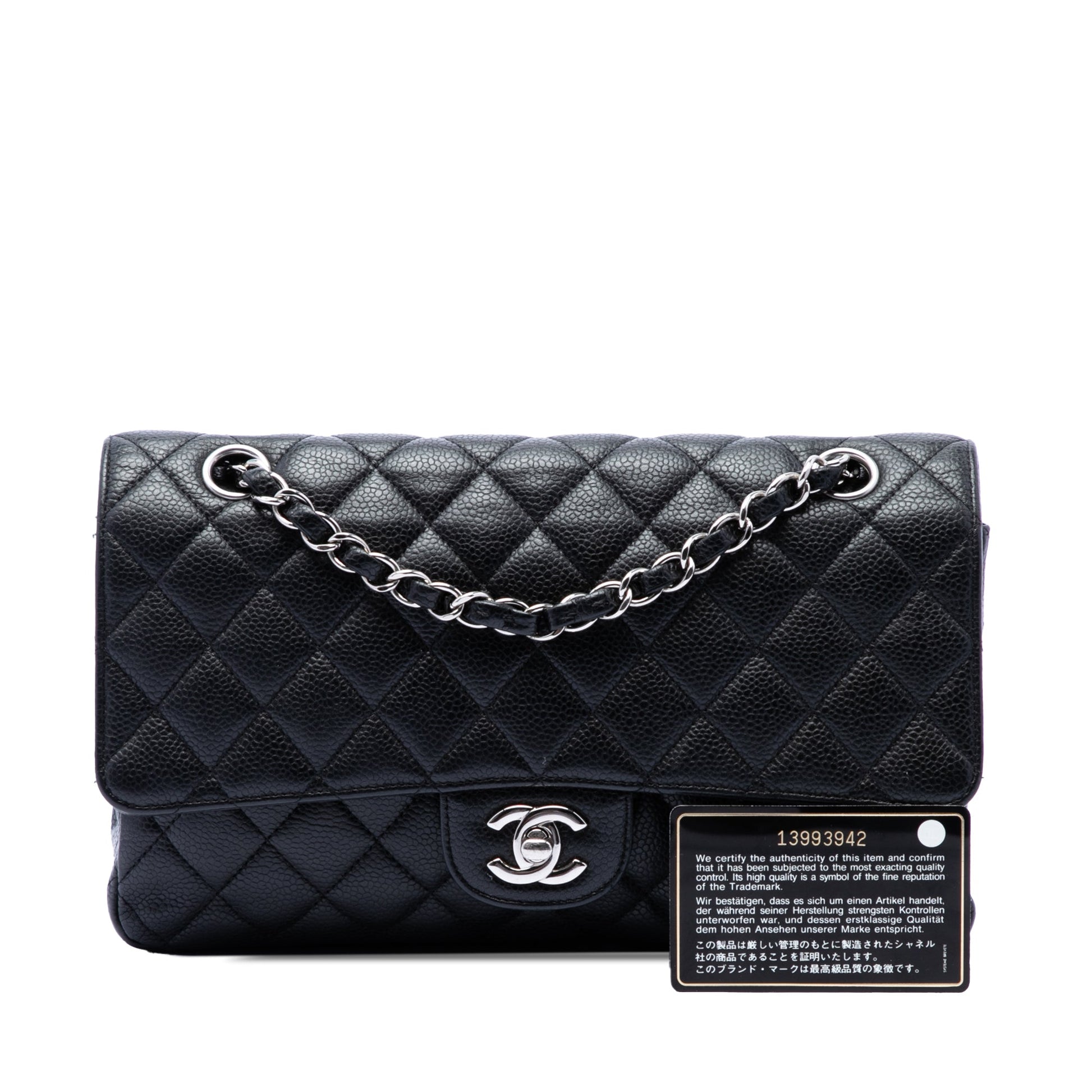 Chanel Medium Classic Caviar Double Flap