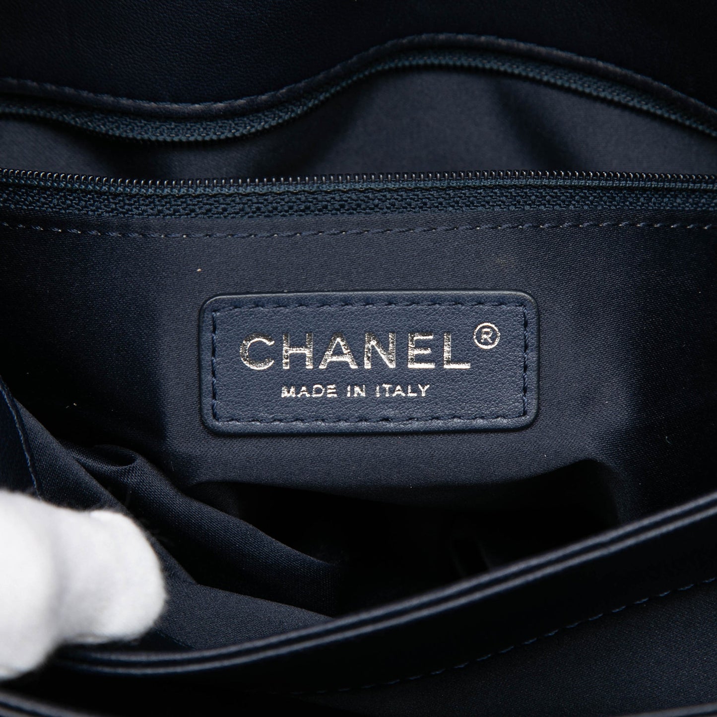 Chanel Jumbo Quilted Patent 3 Compartment Flap