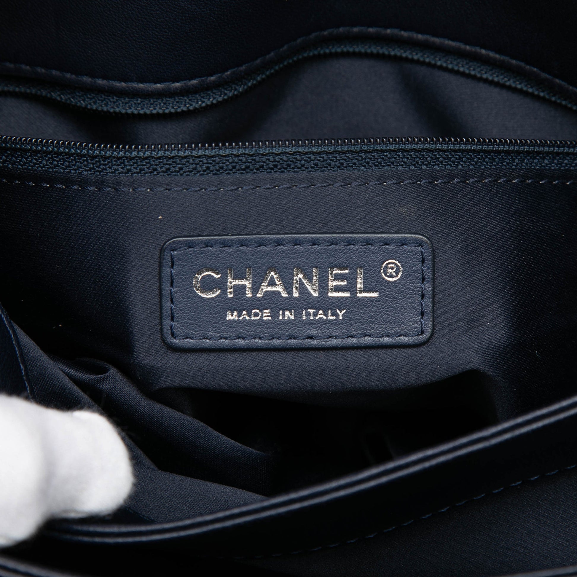 Chanel Jumbo Quilted Patent 3 Compartment Flap
